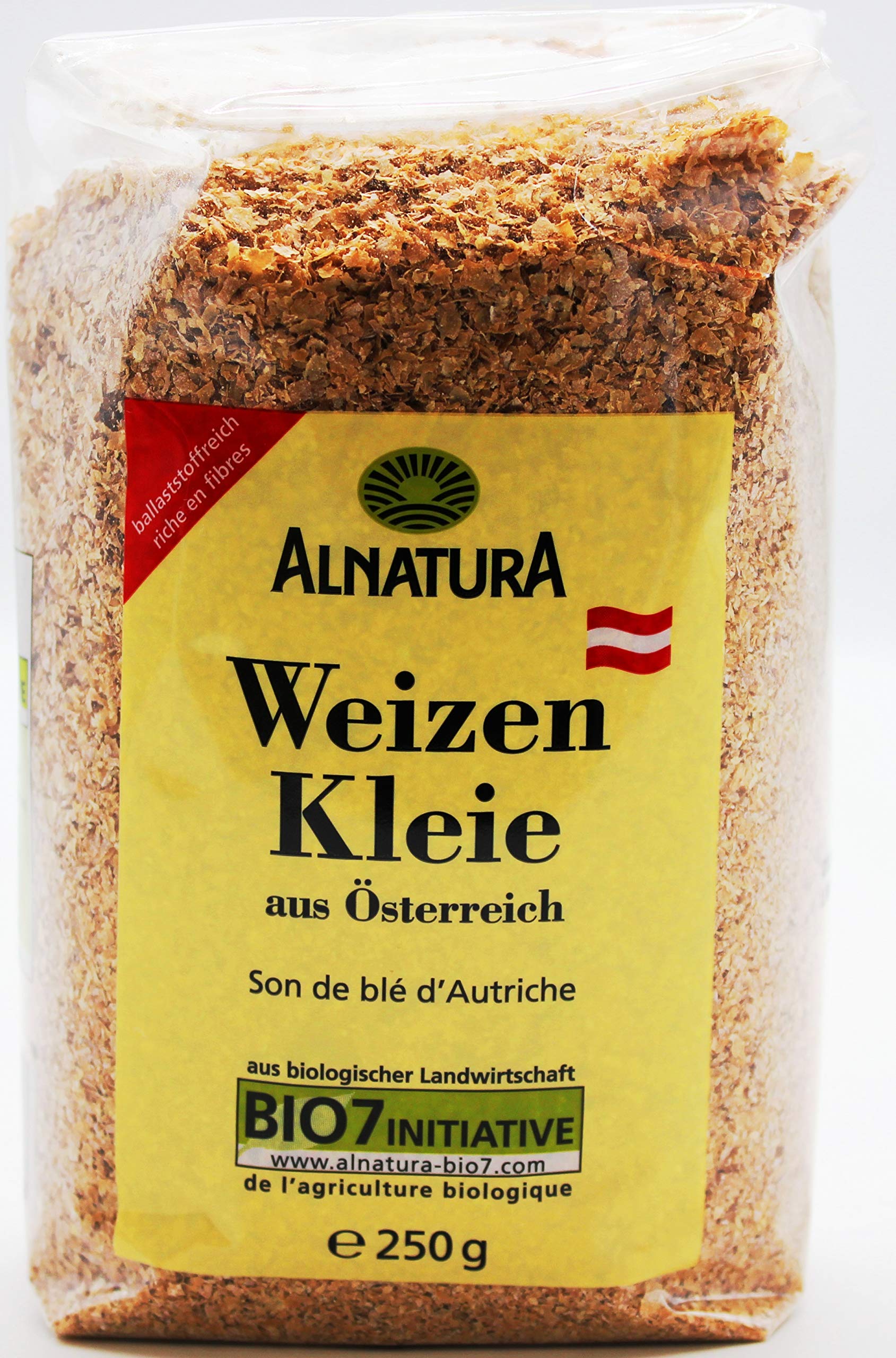 Alnatura Bio Weizenkleie, 8er Pack (8 x 250g)