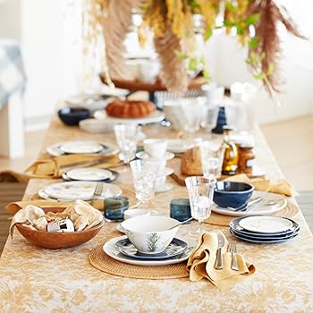 Amazon.com | Lenox 896601 Wildflowers 12-Piece Dinnerware Set