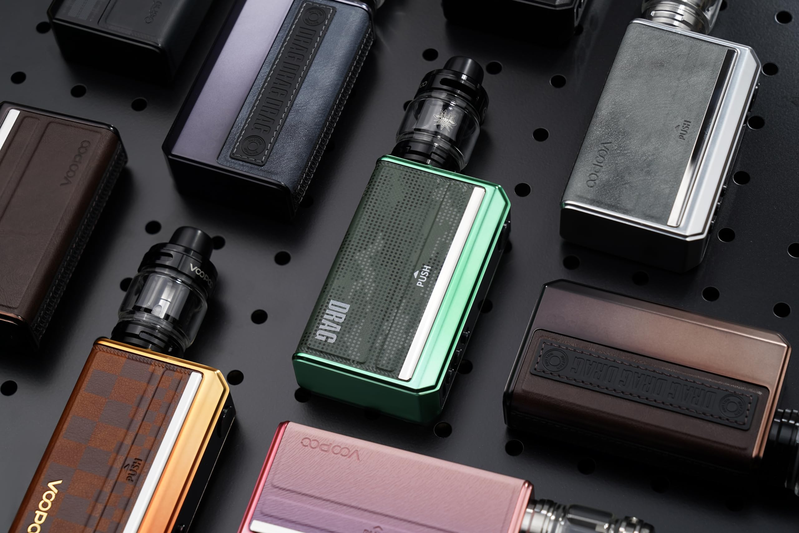 TVDC Drag 5 Starter Kit for VOOPOO Coils - Premium Zinc Alloy & Leather  Design, Smart & RBA Modes, 3-in-1 Flip Switch, 2ml Capacity, No Nicotine  (Black) : Amazon.co.uk: Electronics & Photo