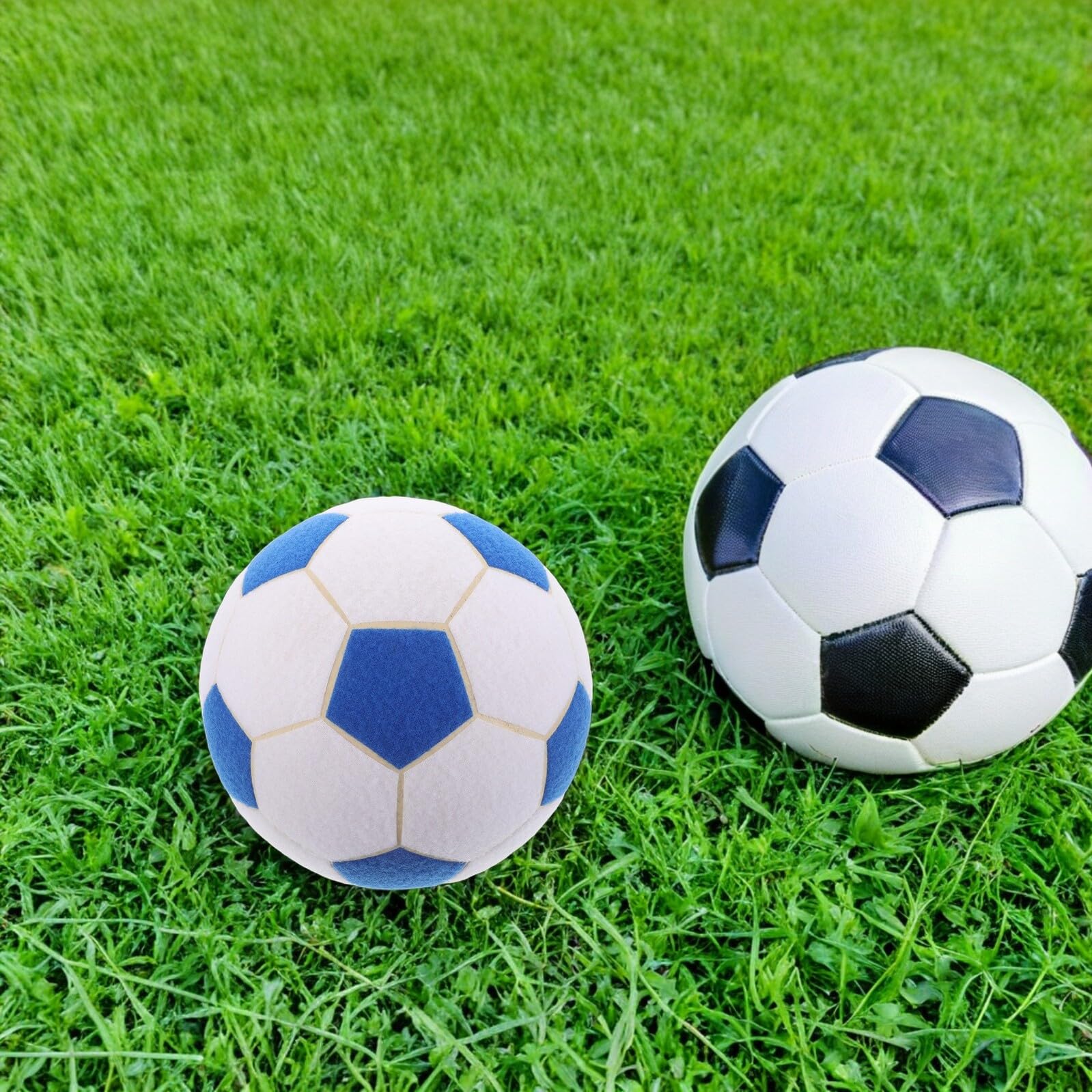 Balón de Fútbol Adhesivo Tamaño 5 y Azul para Entrenamiento Infantil Juego Interactivo de Puntería para Interiores y Exteriores Material de Práctica para Desarrollo de
