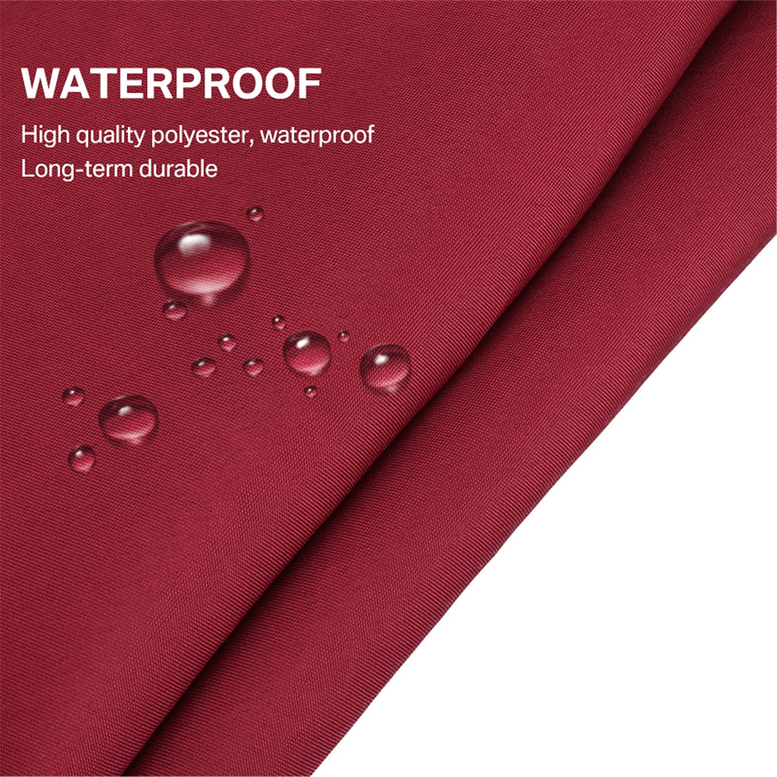 Voile Dombrage Triangulaire 3X4x5, Toile Ombrage Triangulaire Anti UV, Voile Dombrage Imperméable, Polyester Résistant Aux Déchirures, Toile Soleil Exterieure pour Terrasse,Wine Red,300 * 400 * 500