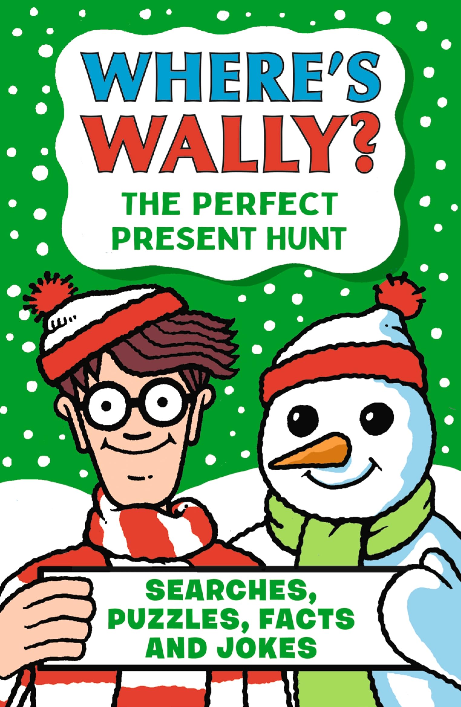 Where's Wally? The Perfect Present Hunt: A fun stocking filler Christmas present book packed with festive puzzles, jokes and facts for boys and girls age 6,7,8