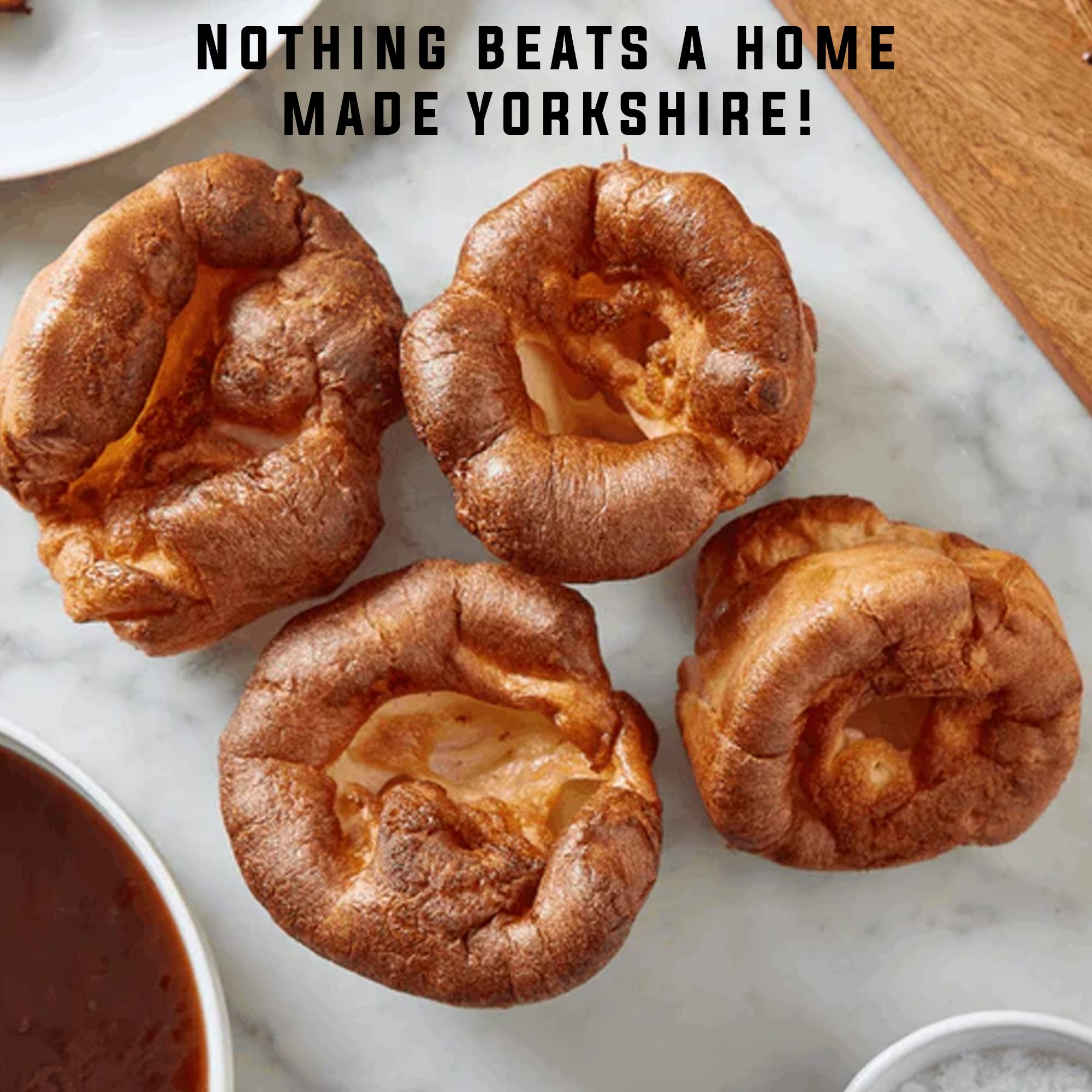 Vassoio Per Budino Yorkshire Salter - Antiaderente, Acciaio Carbonio, Lavabile, 12 Pozzi, UK - Foto 8