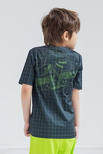 Miniatura 3 de Jurassic World Jurassic Park T-Rex - Conjunto de camiseta y pantalones cortos para niños pequeños a niños grandes