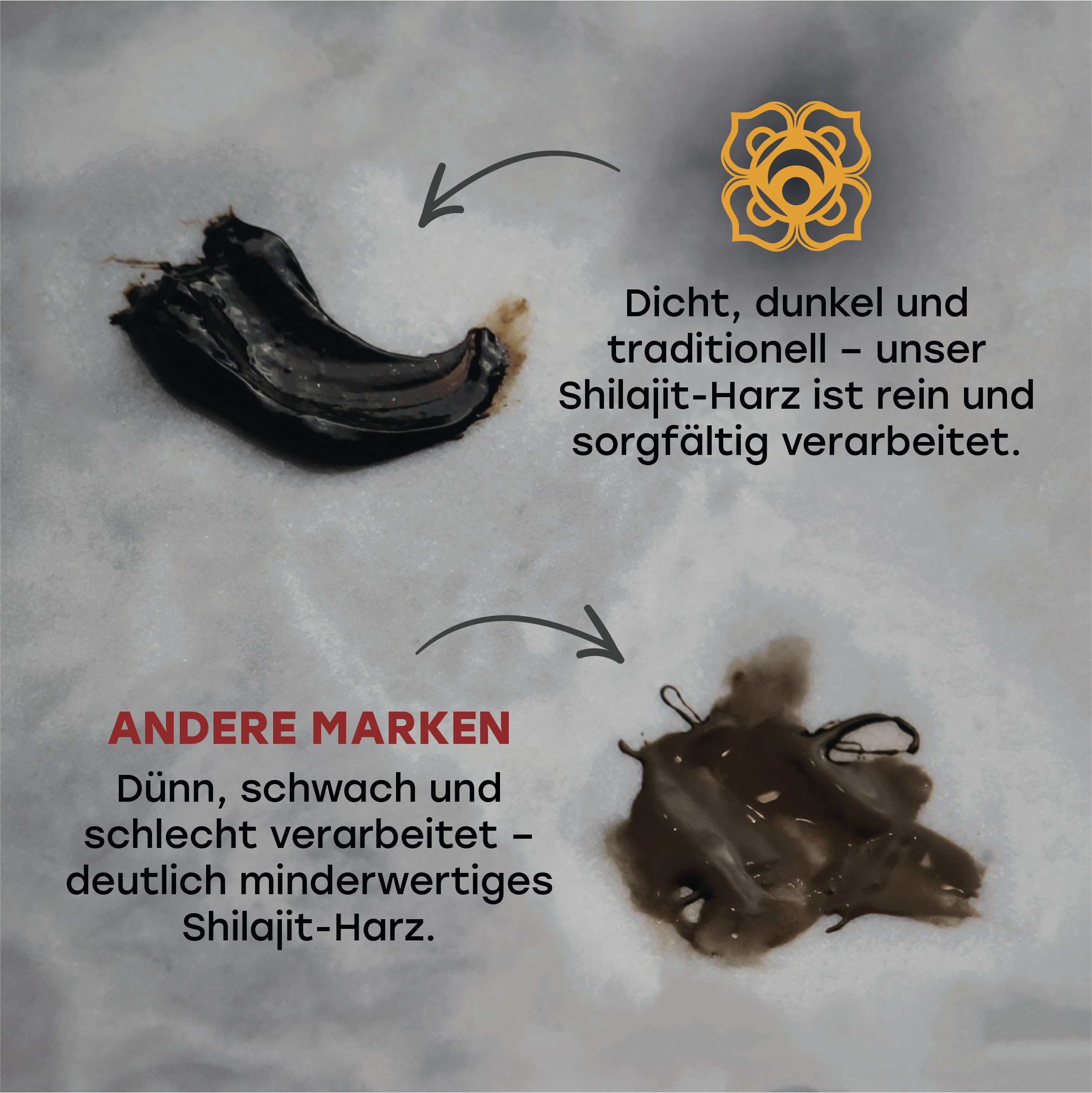 Altai Shilajit-Harz - 50g Hochdosiertes Reines Shilajit, 87+ Mineralien, Fulvinsäure - Schwermetallgeprüft & Kaltwassergefiltert - Natürlich - Für mehr Balance und Vitalität - 4 hat