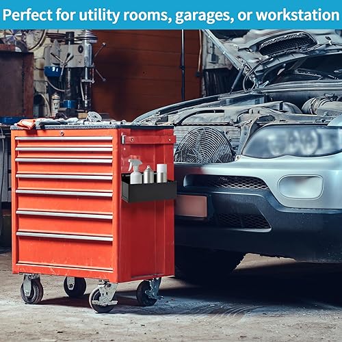 Miniatura 6 de Soporte magnético para latas de aerosol, caja de herramientas magnética, soporte para botellas, caja de herramientas para garaje y hogar, espacio de