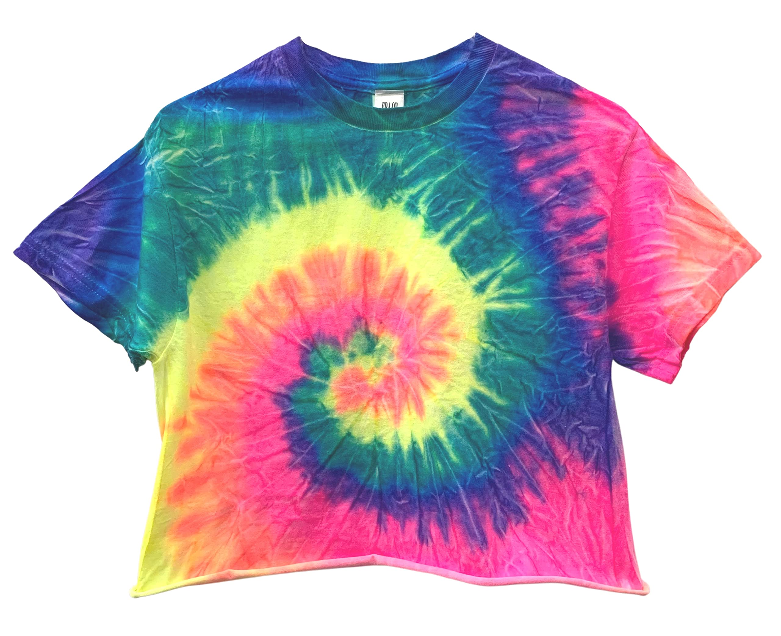 Era of Artists, LLC Tie-Dye Short Sleeve Unisex Cropped Tee