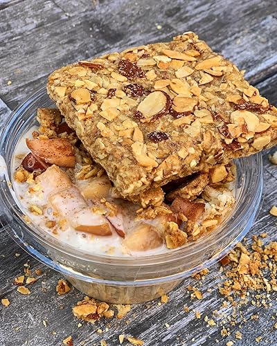 Miniatura 5 de Granolachik Corteza de granola artesanal, vegana, sin azúcares refinados, jarabe de arce endulzado (Streusel de canela, 1 paquete)