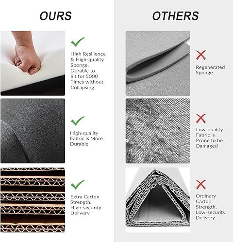 Miniatura 223 de HULALA HOME Moderno sofá biplaza de terciopelo con respaldo en forma de flor, cómodo sofá tapizado de 2 plazas con patas de metal dorado, sofá