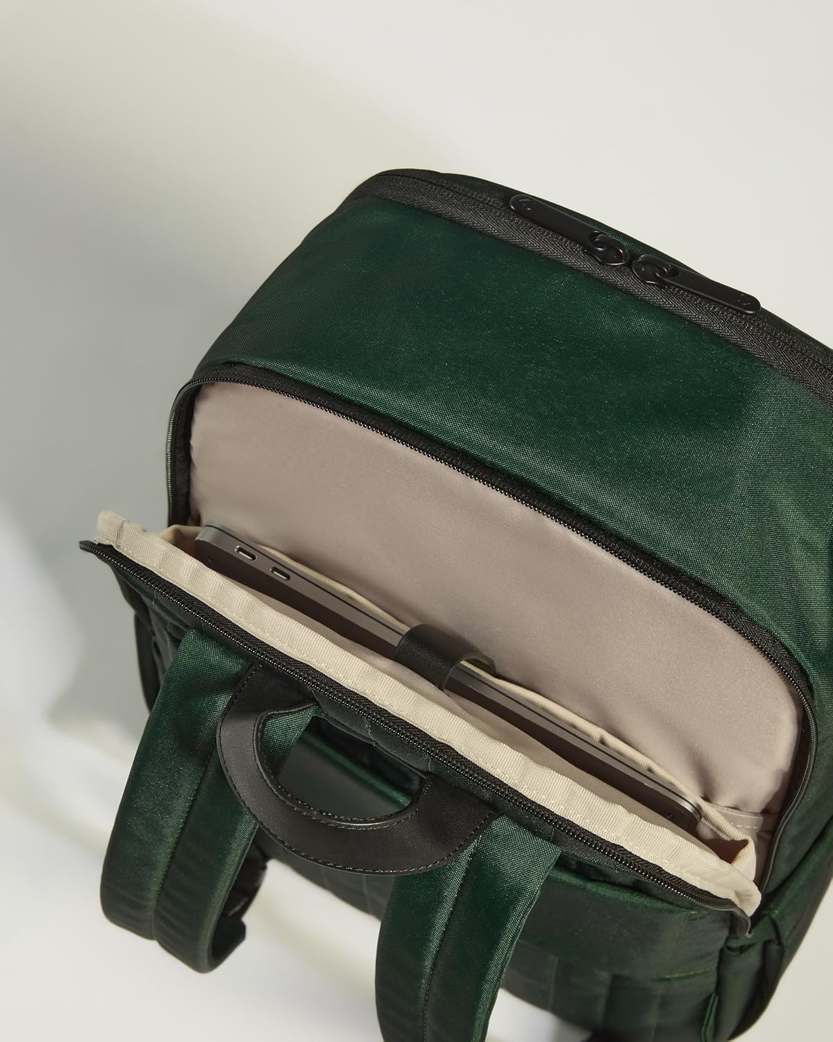 Antler - Urban Light Backpack, Rucksack with Laptop Pocket, Suitcase Sleeve, Travel, Work, Gym Bag for Men & Women - Green