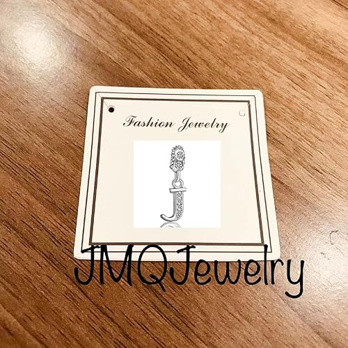 Miniatura 4 de Abalorio para pulsera, diseño de letras del alfabeto A-Z, abalorios de cristal de JMQJewelry