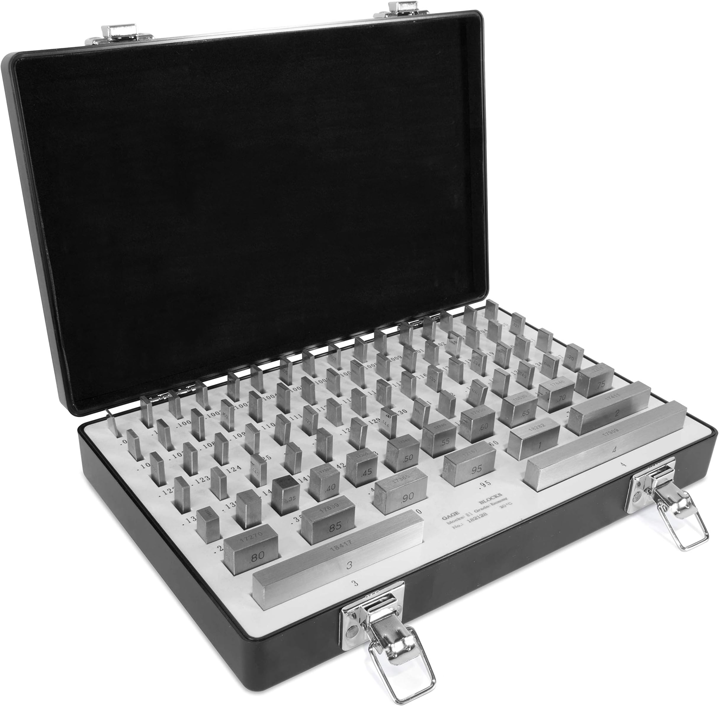 WEN 10481 81Piece Steel Gauge Block Set with Case