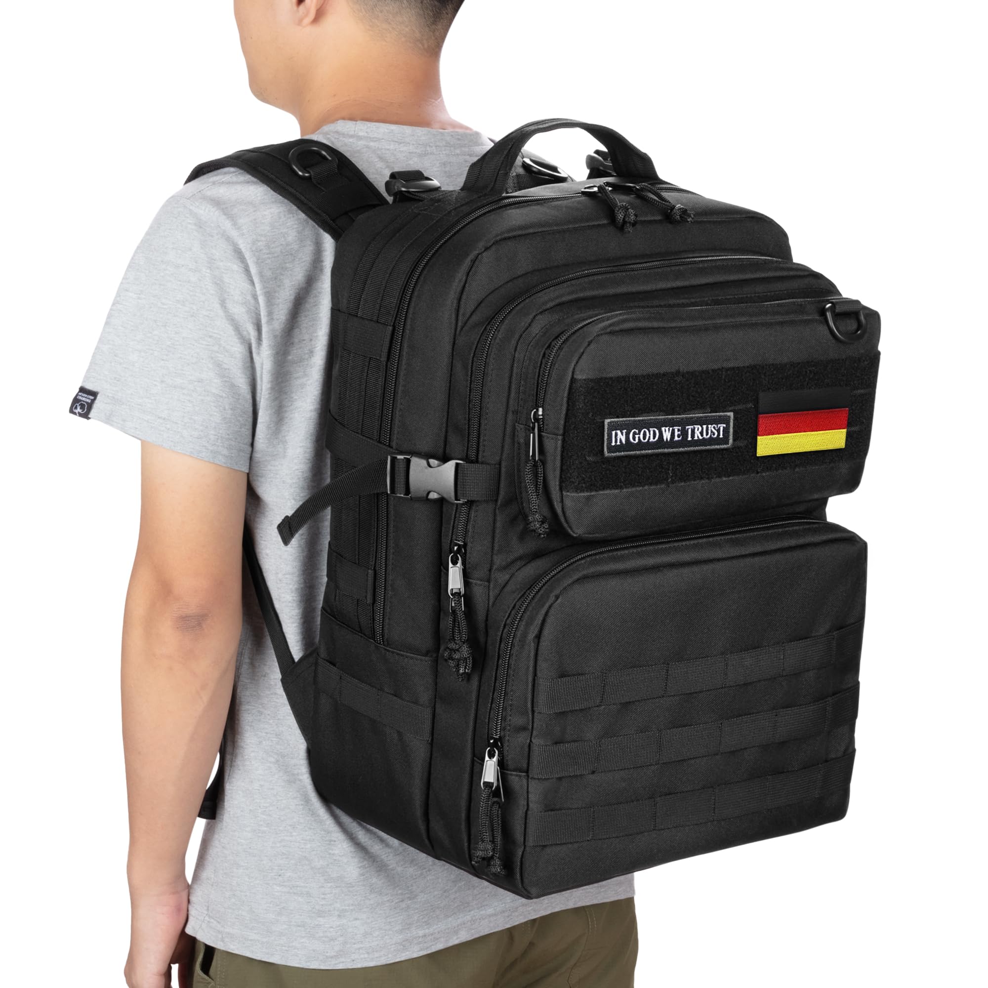 PGmoon Sac à Dos de Jeu Tactique Compatible avec Console PS5/PS5 Slim/PS4 | Sac de Rangement pour Ordinateur Portable 15,6", Moniteur Portable, Manette, Casque et Autres Accessoires de Jeu