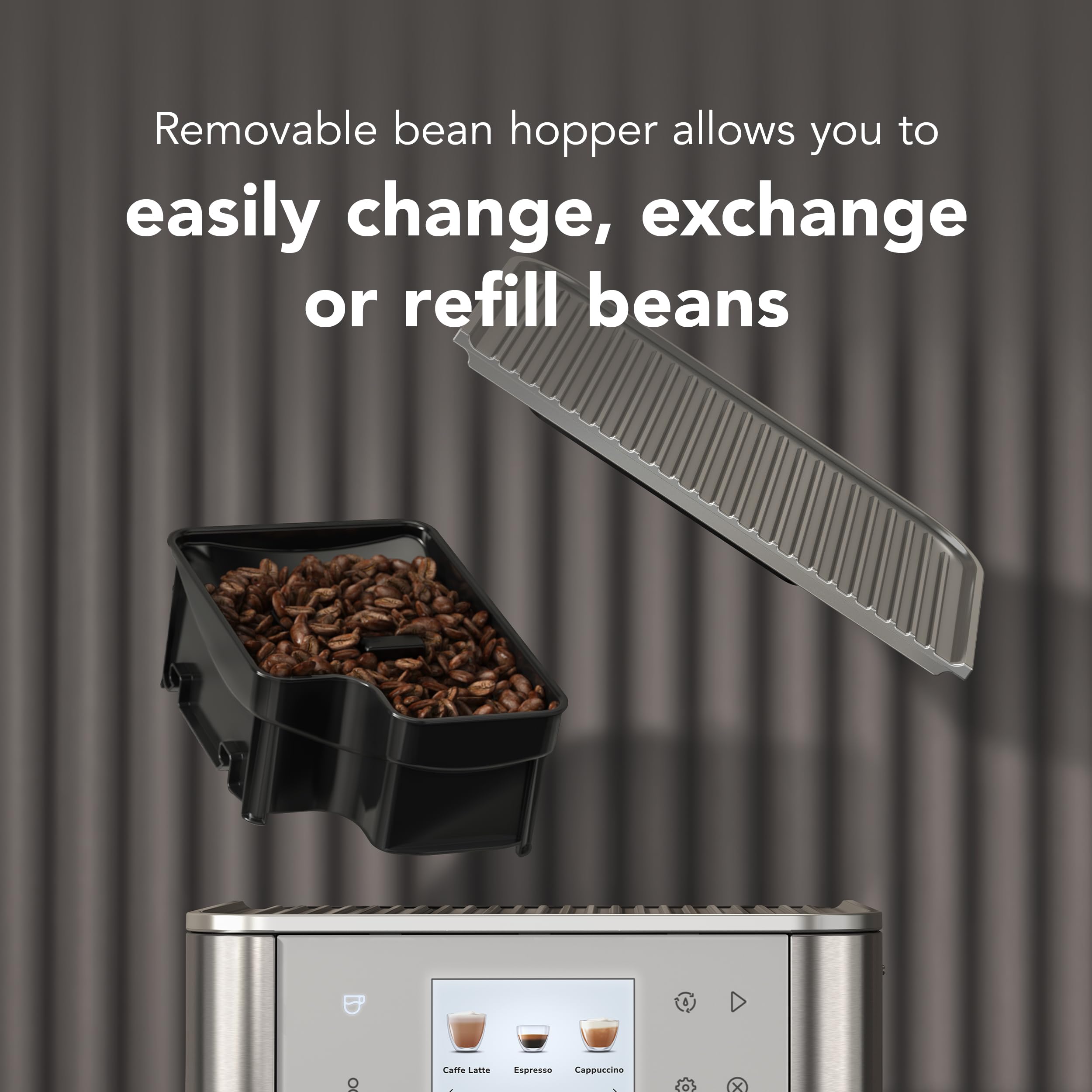 KitchenAid KF7, KES8557 Máquina de café espresso totalmente automática, 2 tazas, hierro fundido negro
