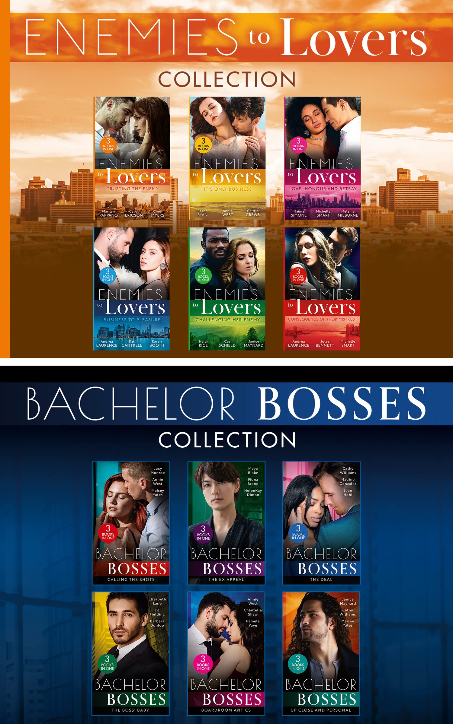 The Bachelor Bosses And Enemies To Lovers Collection (English Edition)