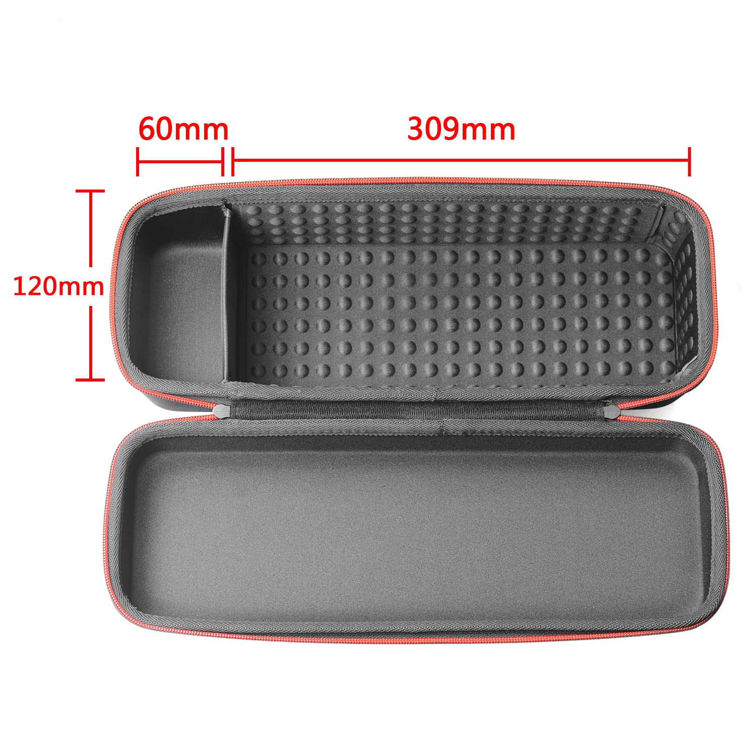 Funda de Transporte para Samsung The Freestyle Projector, Bolsa de Viaje Portátil Multifuncional con Cremallera y Espacio para la Base de Batería