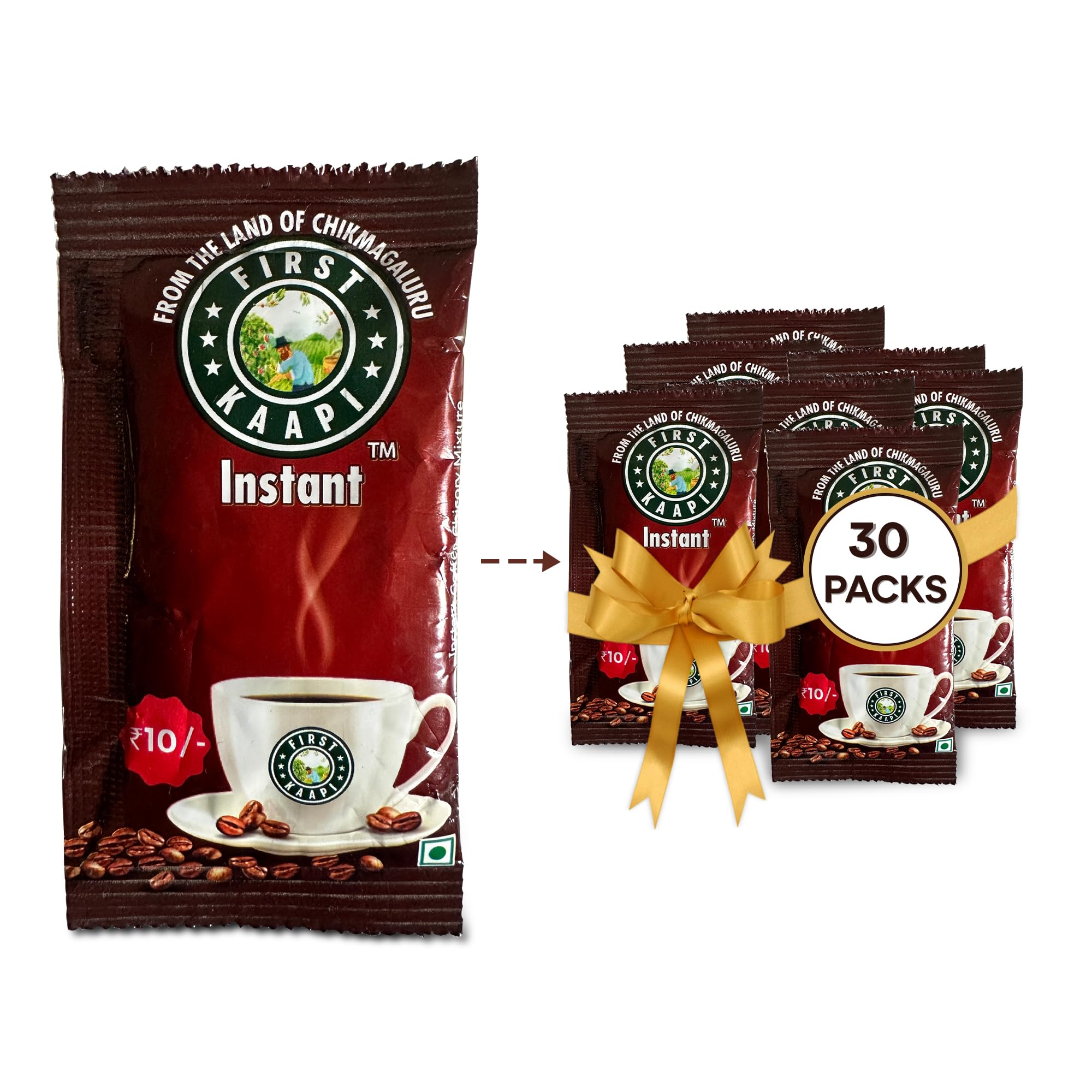 FIRST KAAPI Instant Coffee Sachets - Spray Dried Instant Coffee Powder - Pack of 30 Strong Instant Coffee Sachets (Total 240 gm-8 gm Each) A Perfect Cup of Coffee Anytime, Anywhere (B0D73WLNLP) Amazon Price History, Amazon Price Tracker