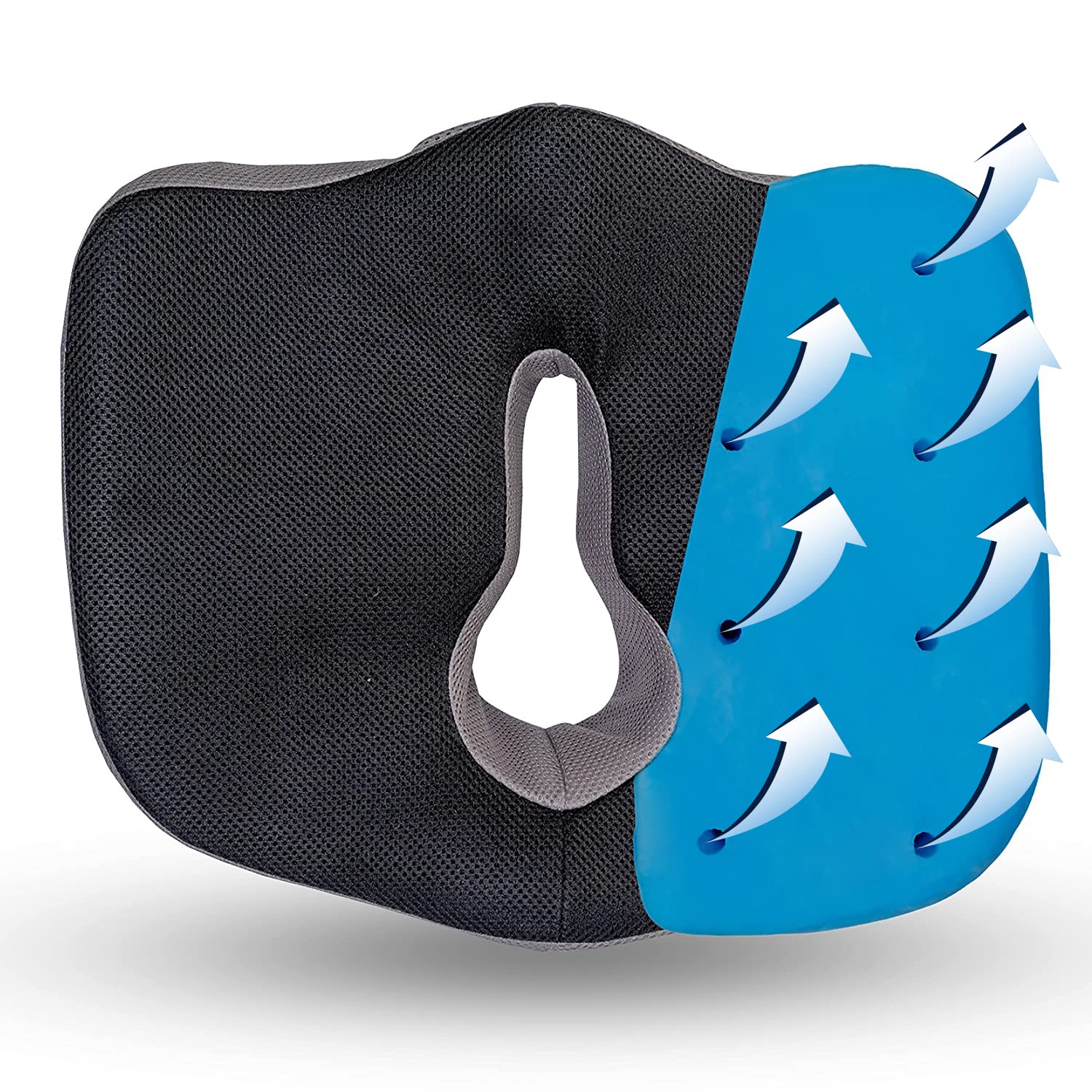 Bekvam Orthopedic Coccyx Cushion Seat Cooling Gel Ventilation car