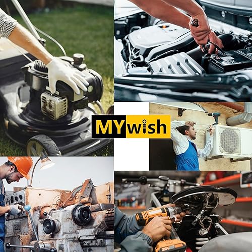 Miniatura 4 de Perno M6x1.0 (10 juegos) M6 x 0.787 in Brida Hex Head Tuercas y Pernos, Tornillos hexagonales de brida de perno M6 con tuercas y arandelas, Surtido