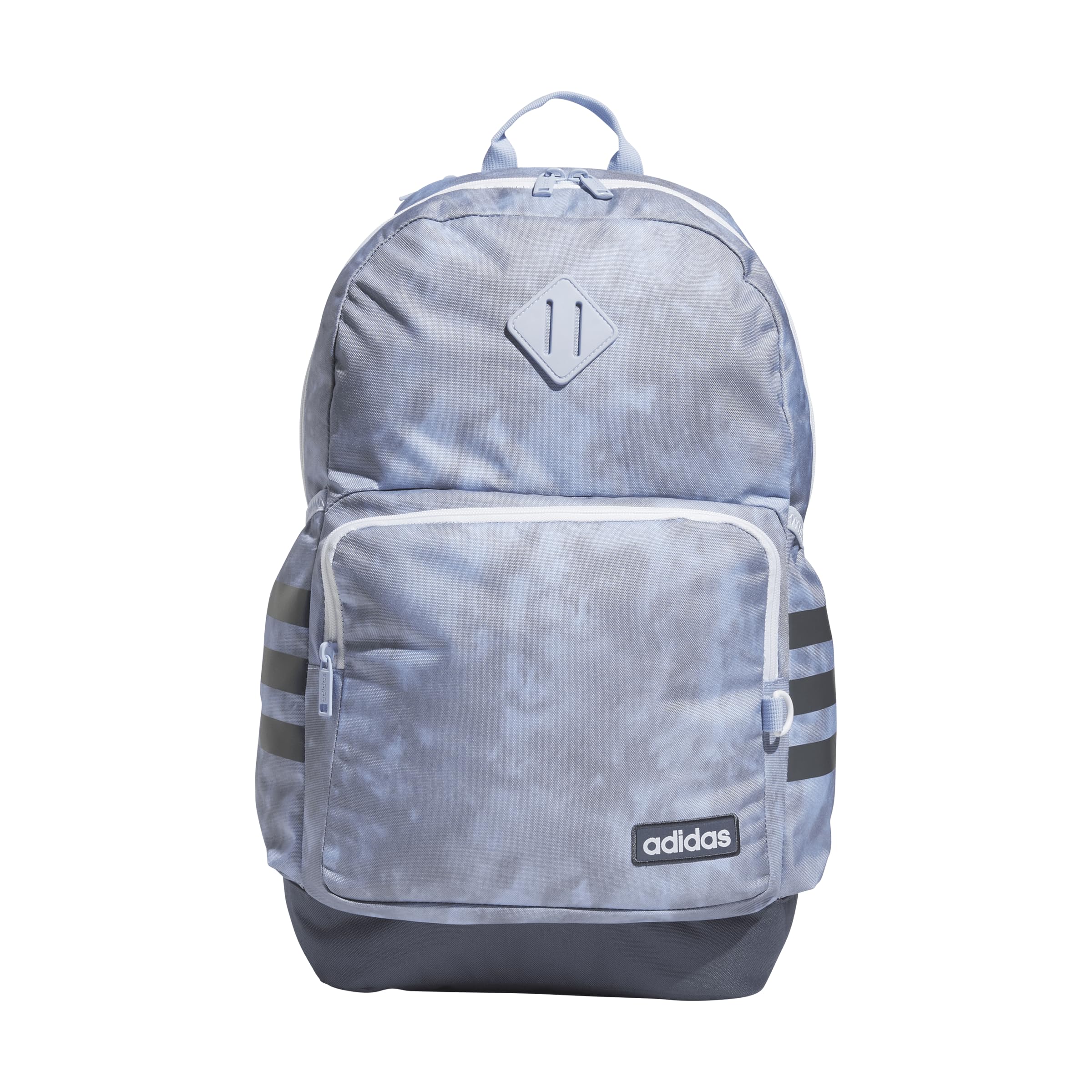 adidas Classic 3S 4 Backpack, Stone Wash Blue Dawn-Light Onix/White/Onix Grey, One Size