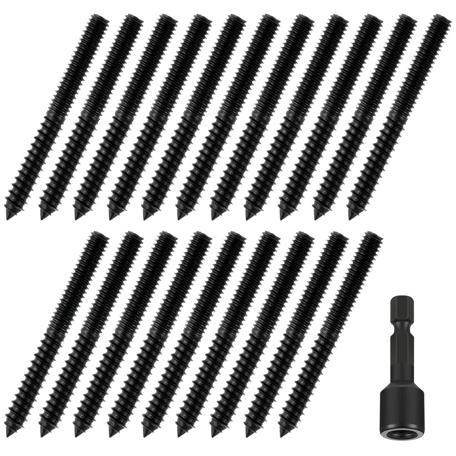 Hanger Bolts - 20 Pack with Driver -11