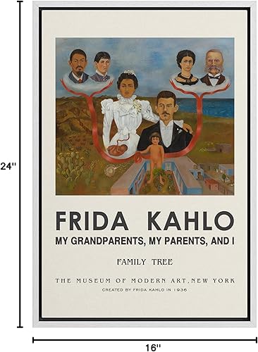 Miniatura 69 de IDEA4WALL - Lienzo enmarcado con impresión de arte abstracto listo para colgar en la pared de la sala y habitación Bs06-2103-famoso-m19