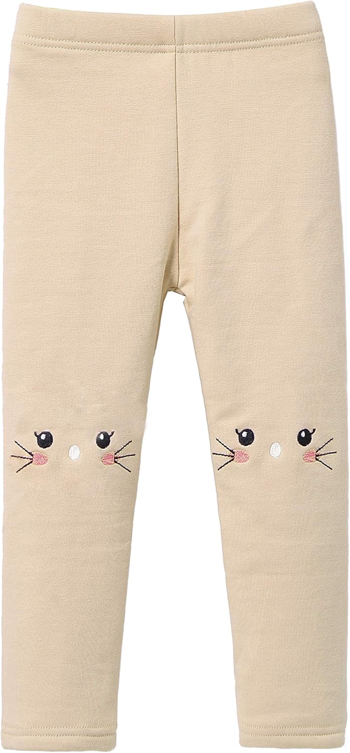 IRELIA Winter Girls Cotton Fleece Lined Leggings Pants - Image 2
