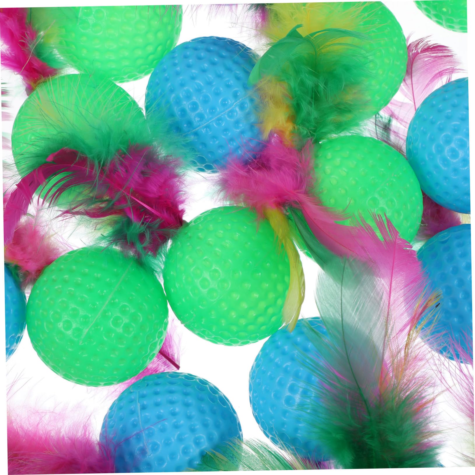 Yardwe 3 Set di Giocattoli per Gatti Assortiti con Giocattoli Squittenti 3 Casuali