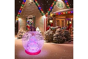 Outdoor Christmas PVC Inflatable Decorated Ball - Santa Claus & Snowman