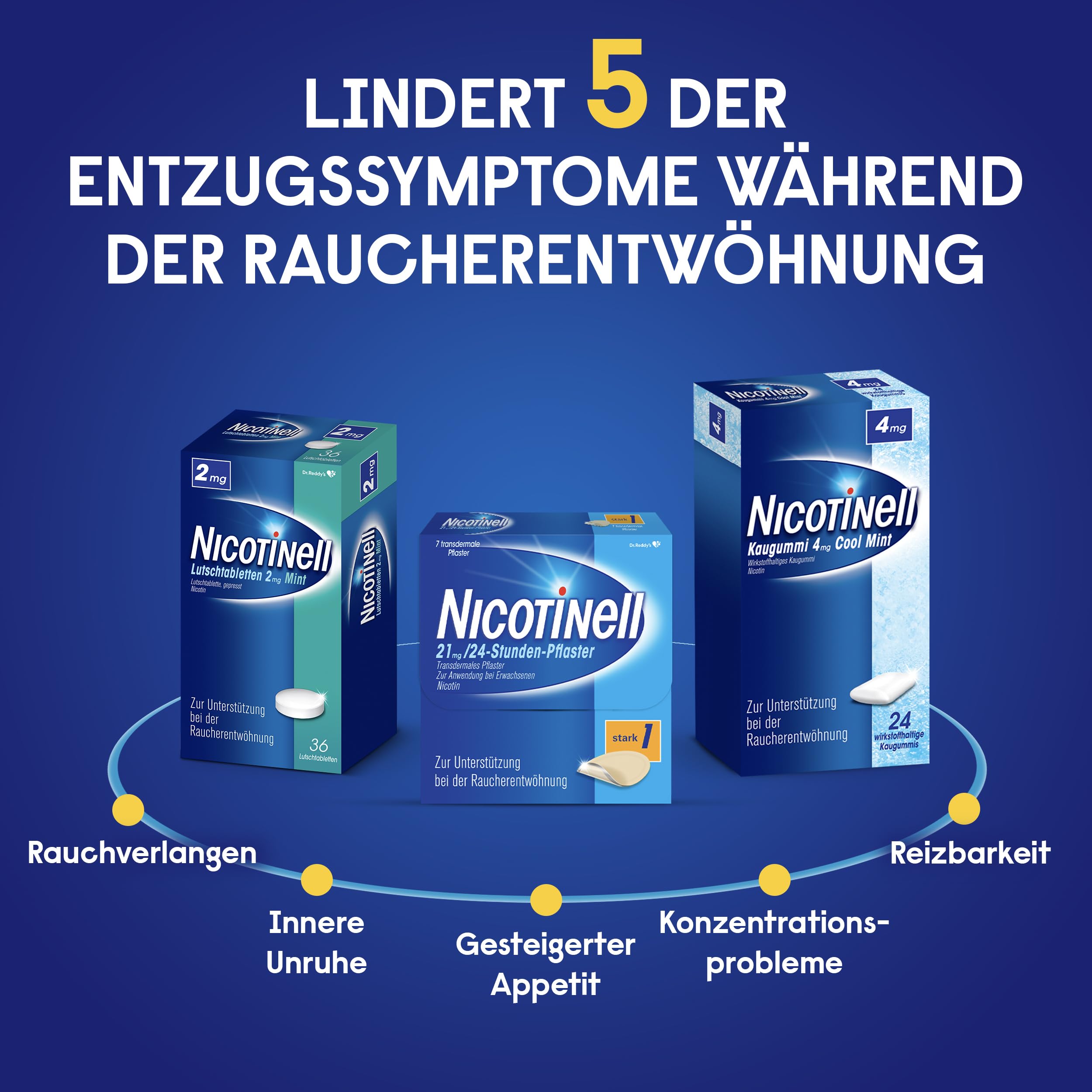 Nicotinell 21 mg/24-Stunden-Pflaster (bisher 52,5 mg) Stärke 1 (stark), 21 St. Pflaster