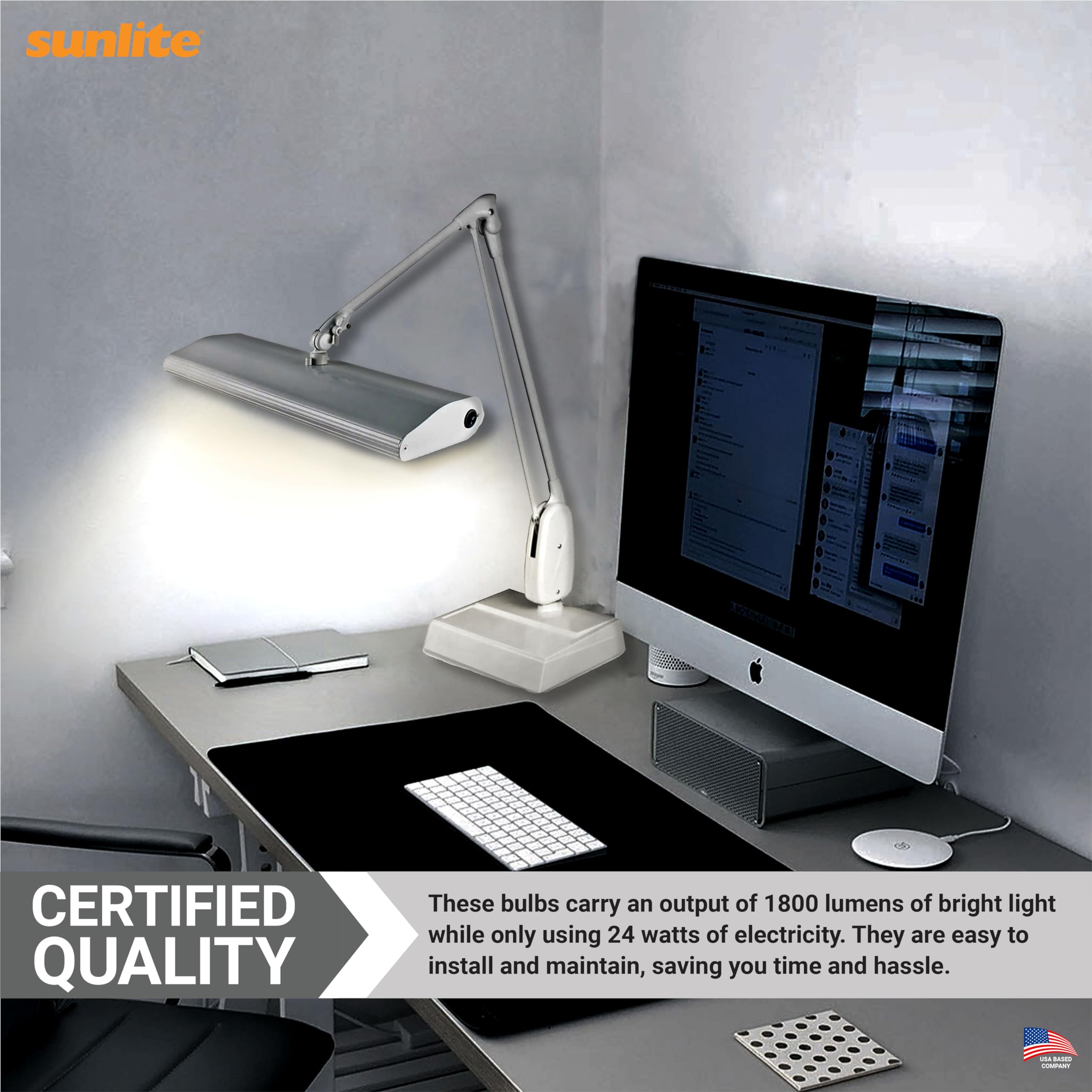 Snapklik.com : Sunlite FT24DL/830 Plug-in Twin Tube Compact Fluorescent ...