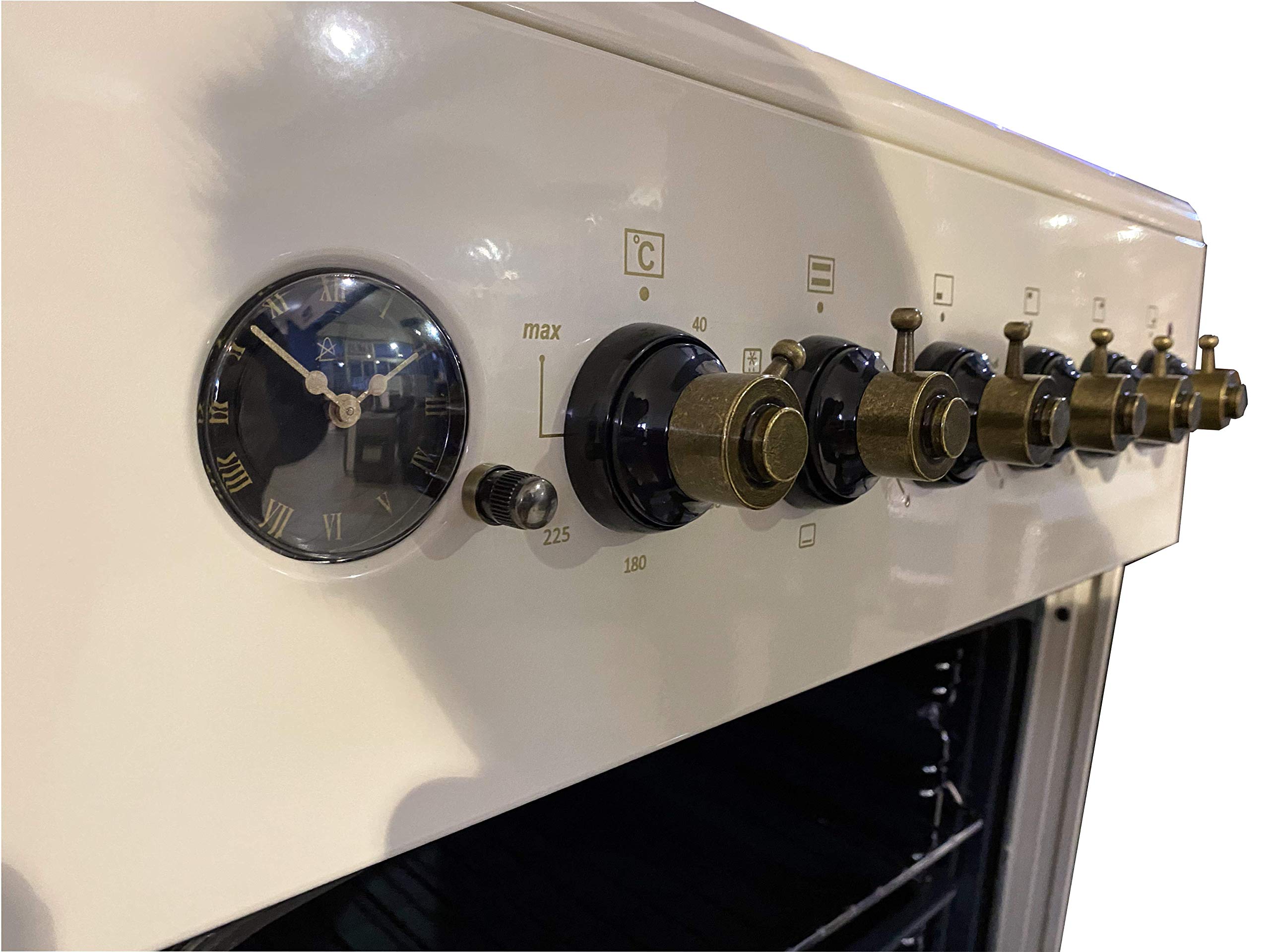 CUCINA LAREL 60X60 4 FUOCHI ACC ELET FORNO ELETTRICO VENTILATO RUSTICA GRIGLIE GHISA