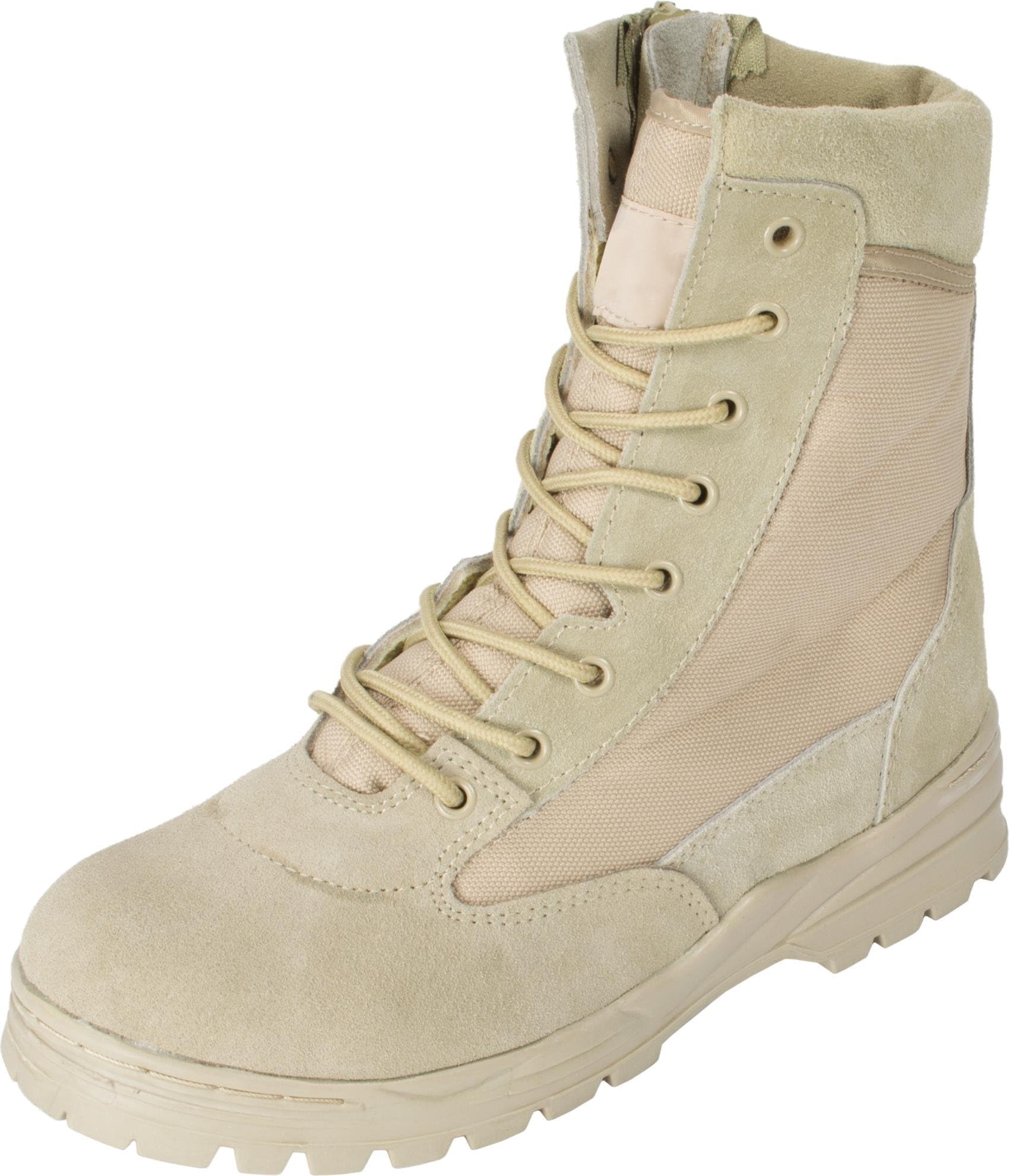 Mc Allister Outdoor Boots Patriot Style with Quick Release (Khaki/38)