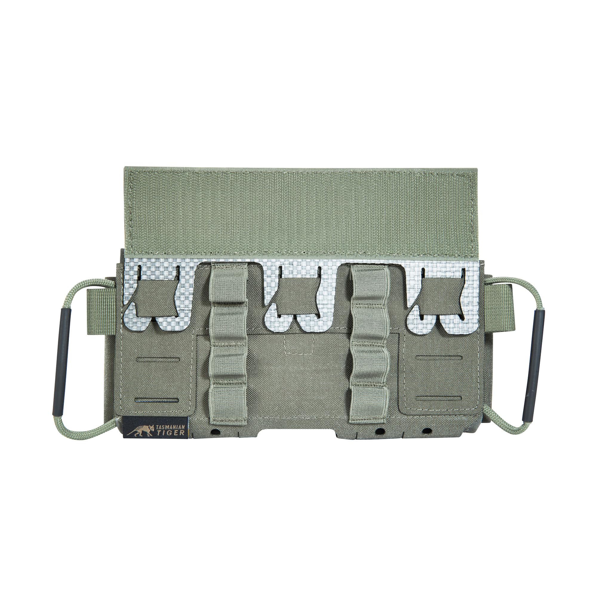 Tasmanian Tiger TT IFAK Pouch Dual VL IRR dodatkowa torba do noszenia na plate carrier, torba biodrowa na zestawy pierwszej pomocy, pusta, kompatybilna z wyjmowanym panelem i materiałem Tegris;