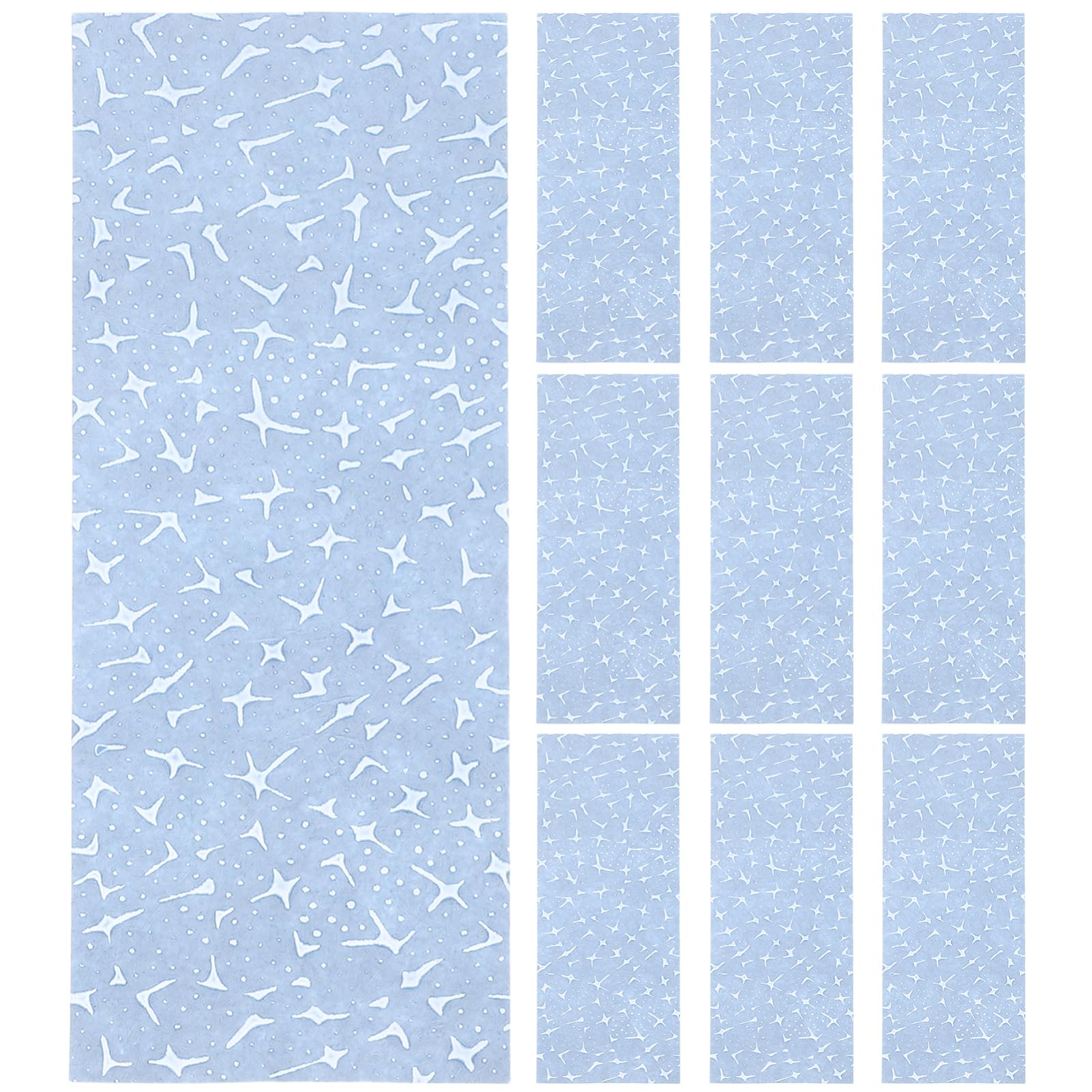 Operitacx Model Painting Palette 10pcs Water Guide Paper Acrylic Paint Water-Based Paint Brush Palette for DIY Projects Calligraphy Paper