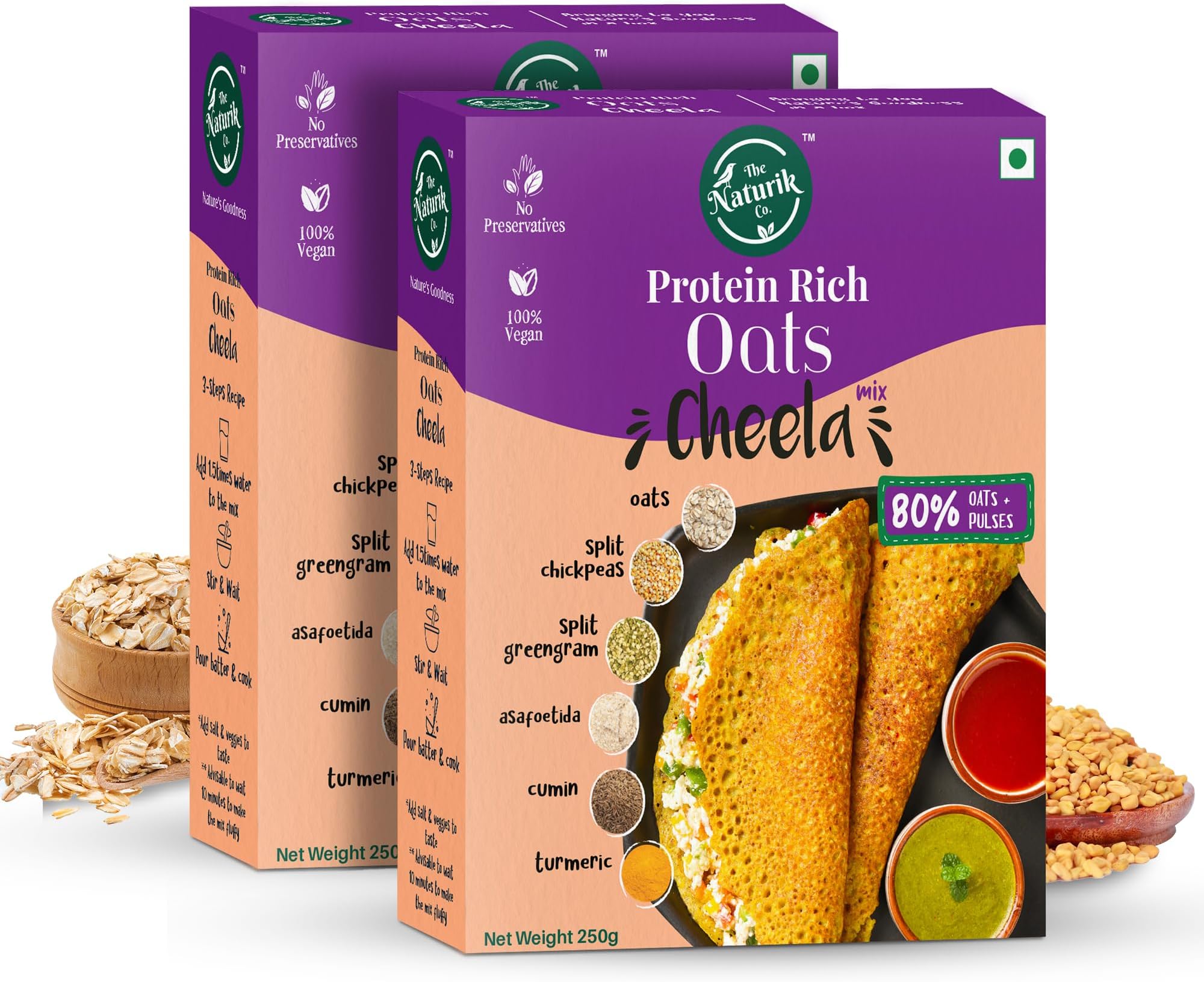 Oats Cheela Mix (Pack of 2)