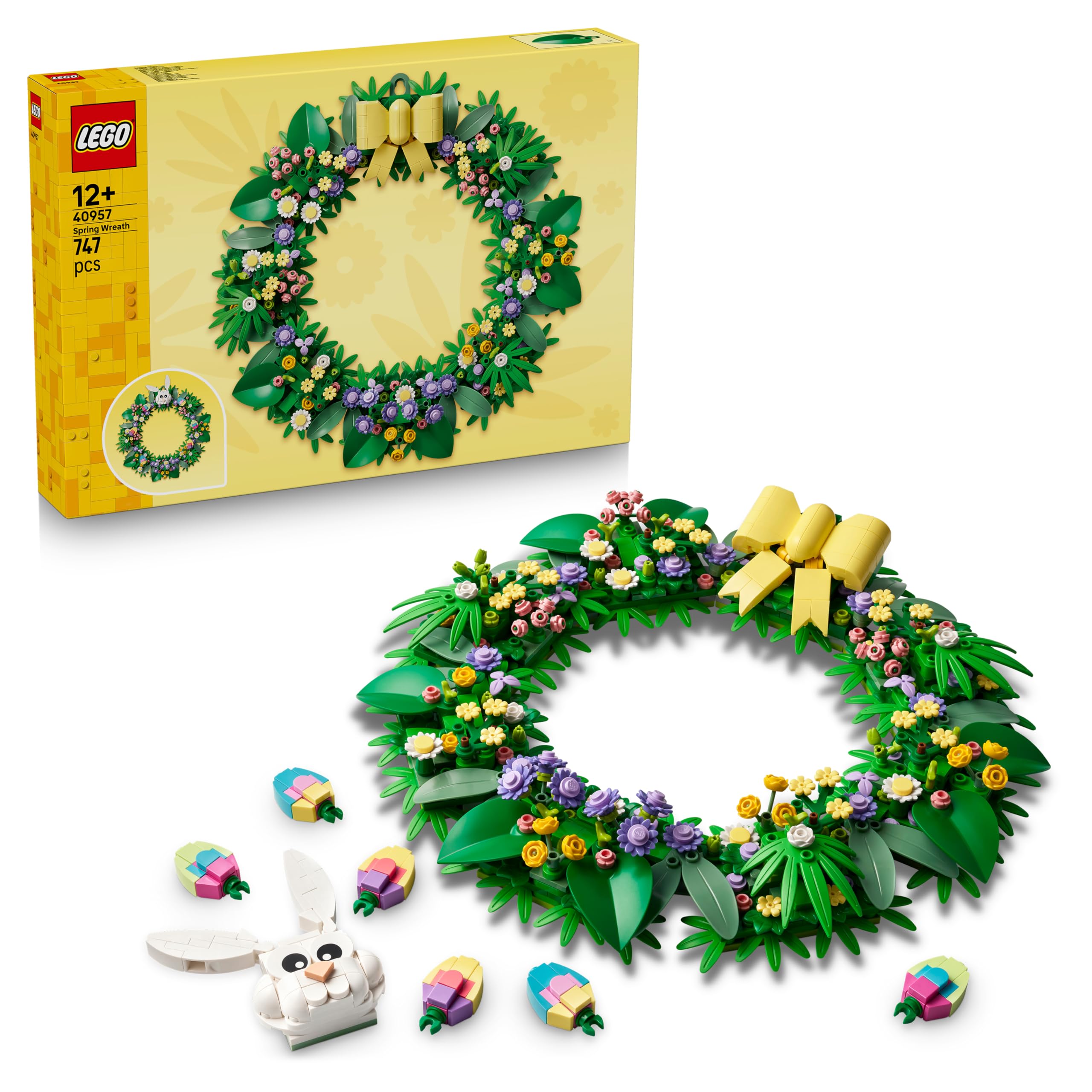 新品未使用☆春色のリース、A Amazon.co.jp: LEGO(レゴ) レゴ 春色のリース 40957 おもちゃ ブロック