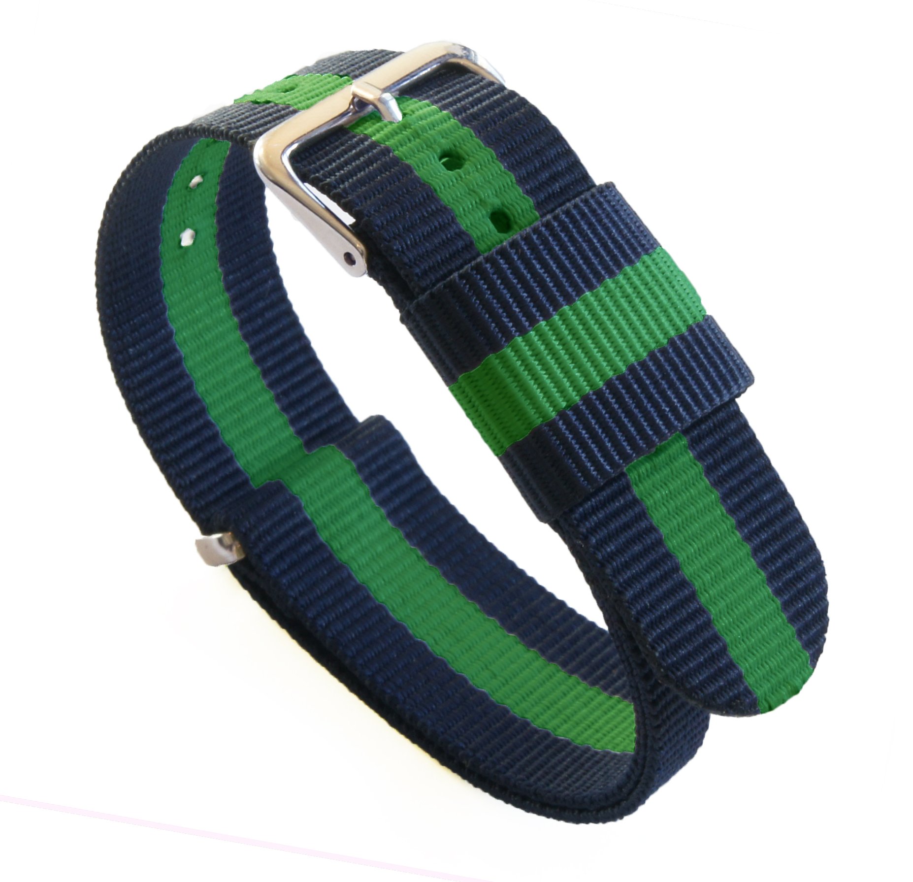 BARTON WATCH BANDS - Ballistic Nylon NATO® Style Straps - Choice of Color, Length & Width (18mm, 20mm, 22mm or 24mm) — view 9