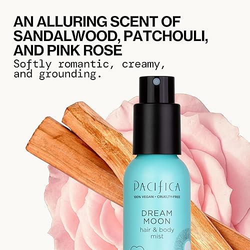 Vista 118 de Pacifica - Atomizador de fragancia corporal y perfume para el cabello Blue Moon con lavanda y grosella, sin alcohol, vegano y no testado