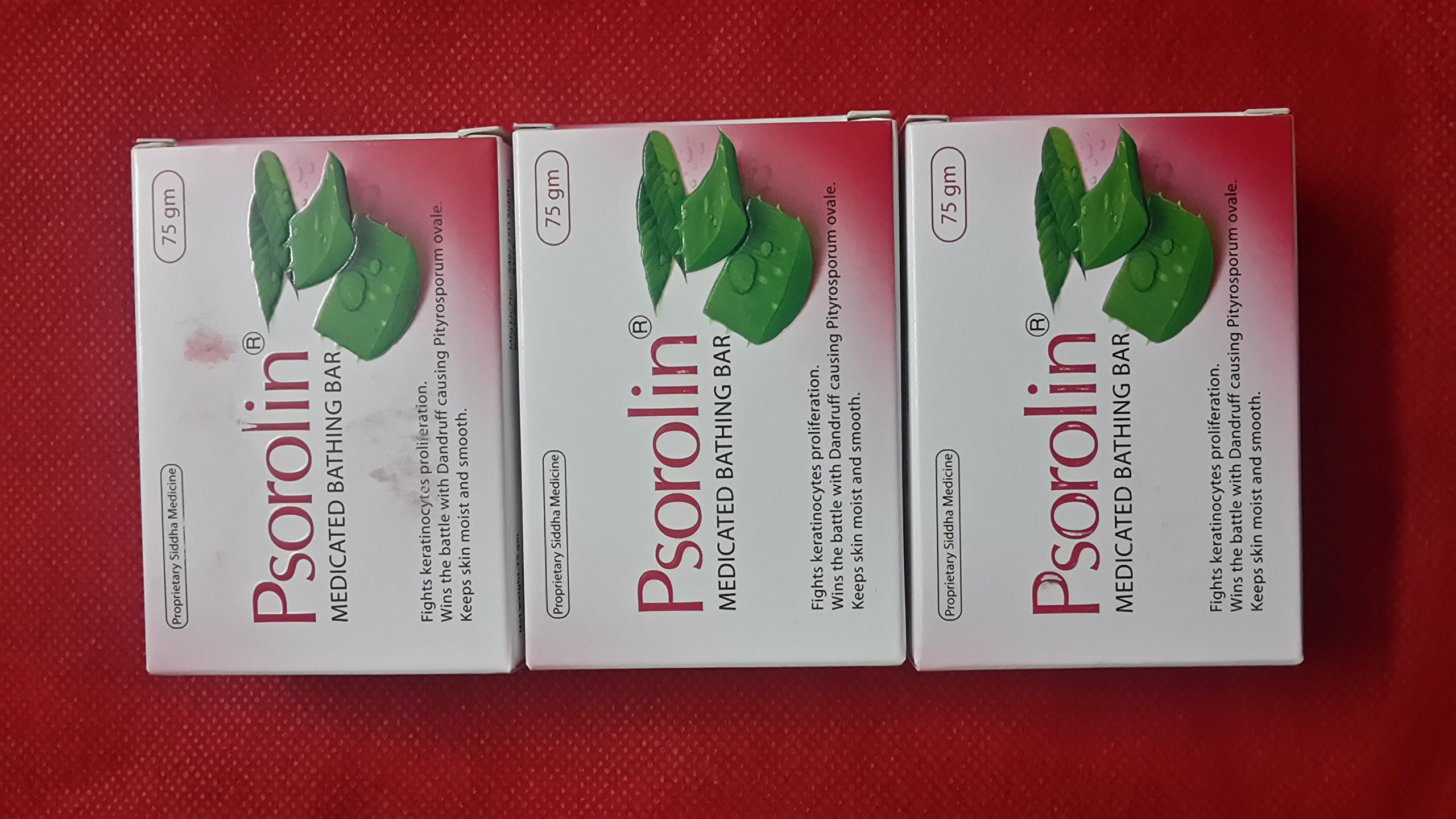 Buy PSOROLIN Medicated Soap 3 Pieces for Psoriasis Vitiligo