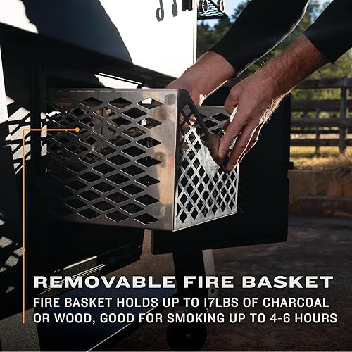 Miniatura 10 de Oklahoma Joe's Marshal Centerbox Ahumador, acero negro - 23202164