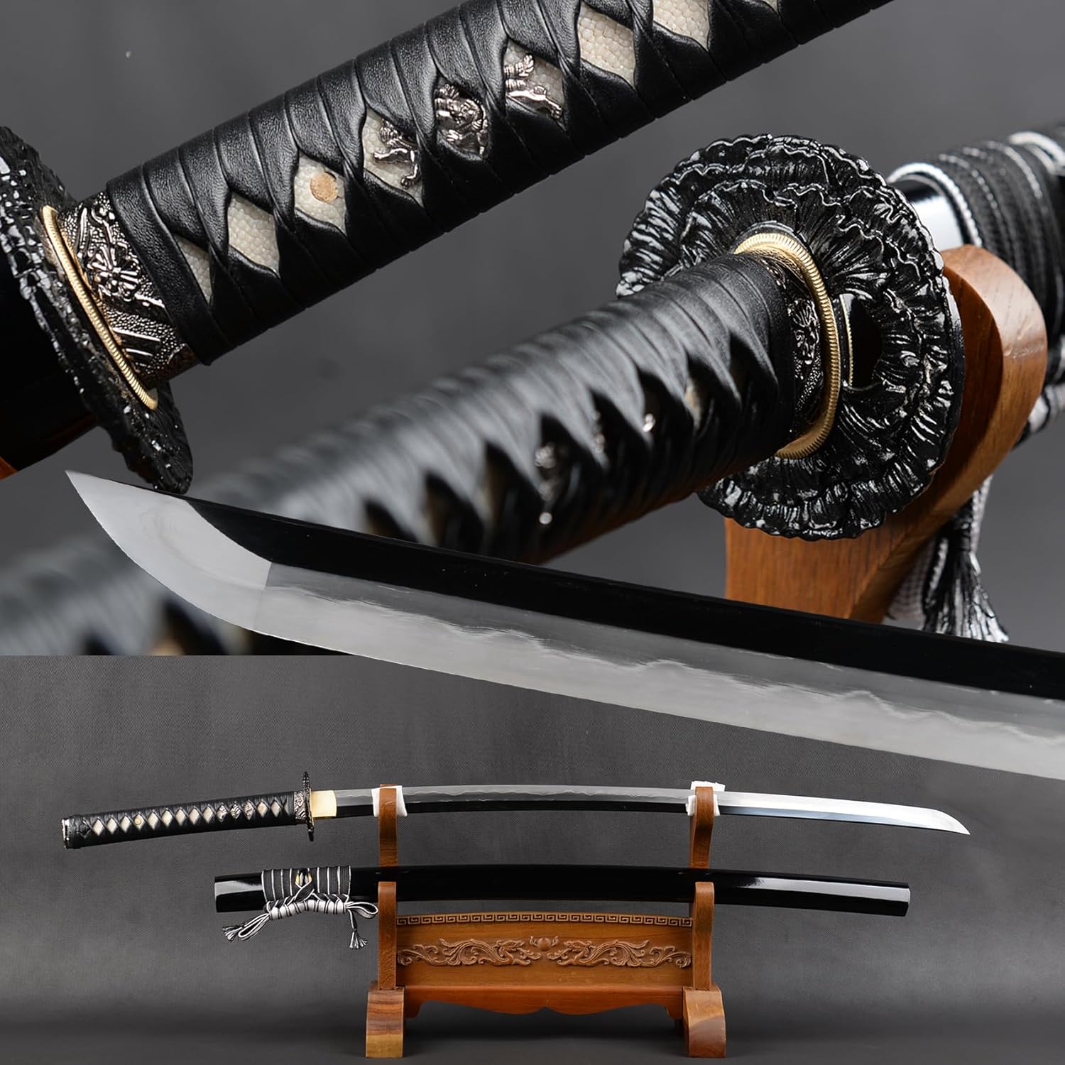 Hand Polished Kobuse Japanese Warrior Katana Samurai Sword Clay Tempered Real Hamon