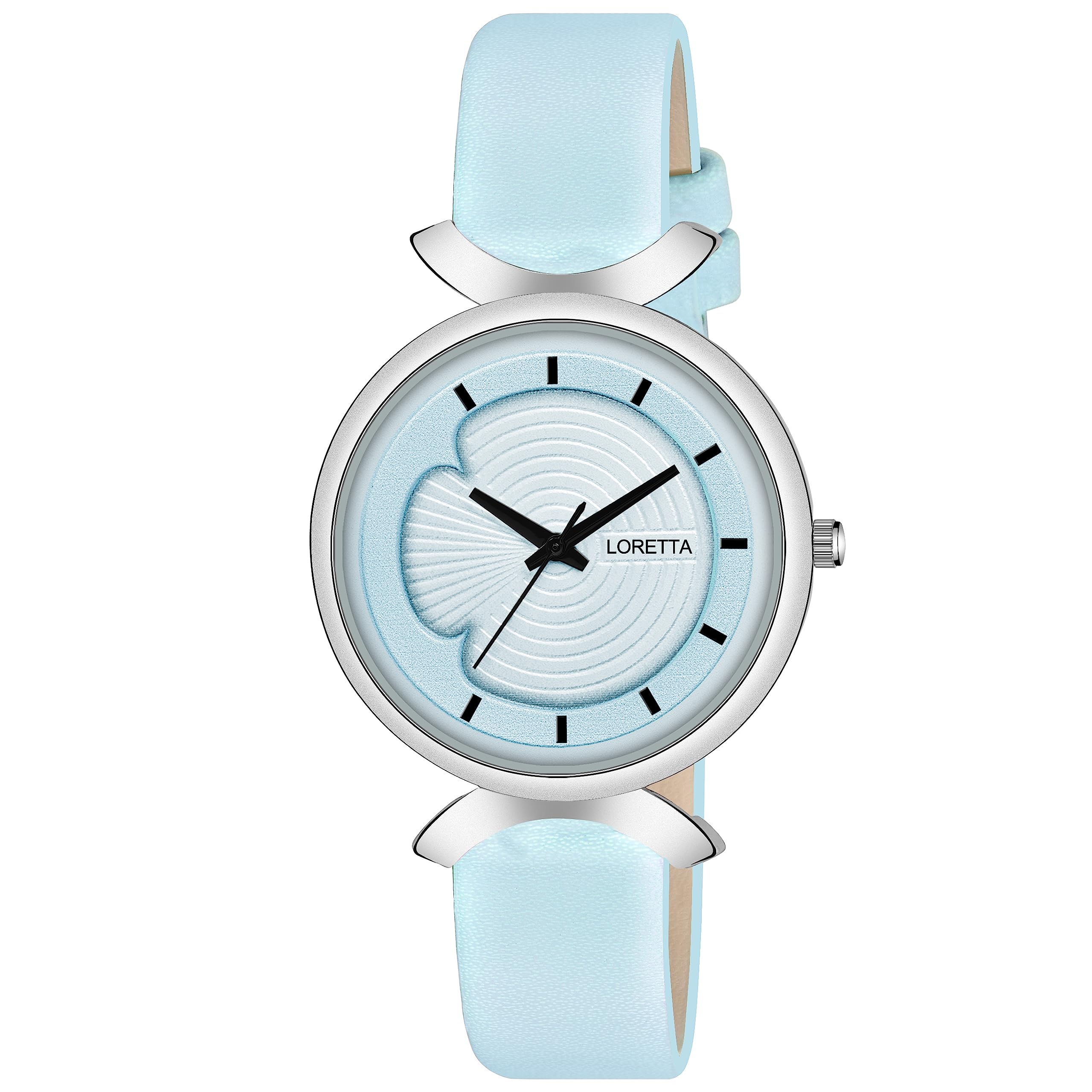 Loretta LT-3006 Leather Belt Black Dual Tone Slim Dial Women Analog Watch for Girls… (Blue) (B0CW9M33GQ) Amazon Price History, Amazon Price Tracker