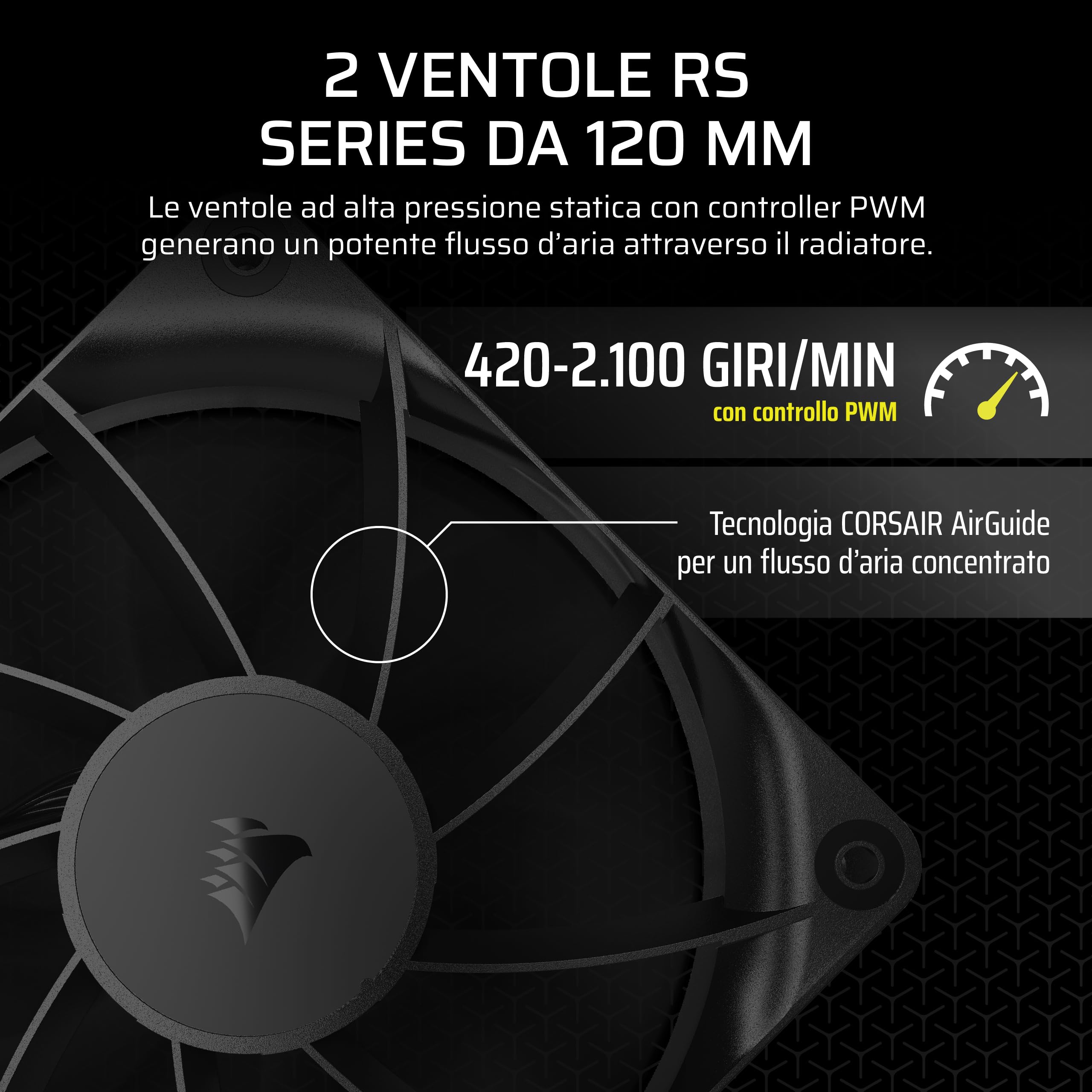 CORSAIR NAUTILUS 240 RS Raffreddatore CPU a Liquido – 240mm AIO – Basso Rumore – Connessione Diretta alla Scheda Madre – Intel LGA 1851/1700, AMD AM5/AM4 – 2x RS120 Ventilatori Inclusi – Nero