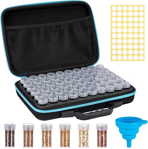 Organizador de almacenamiento de semillas de 60 ranuras, contenedores de recolección de semillas para pequeñas flores, plantas, semillas de jardín,