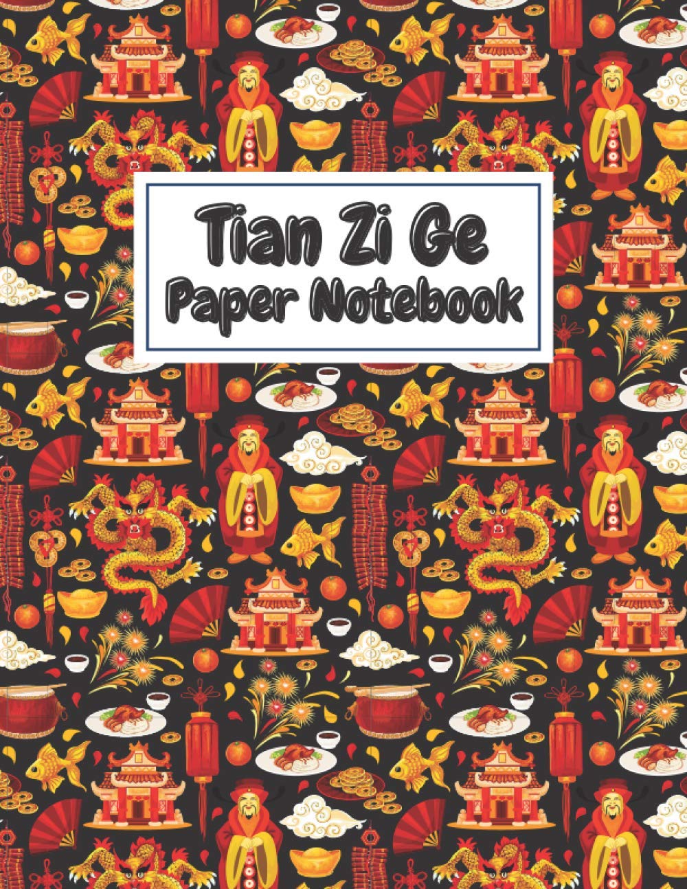 Tian Zi Ge Paper Notebook For Chinese Writing Practice