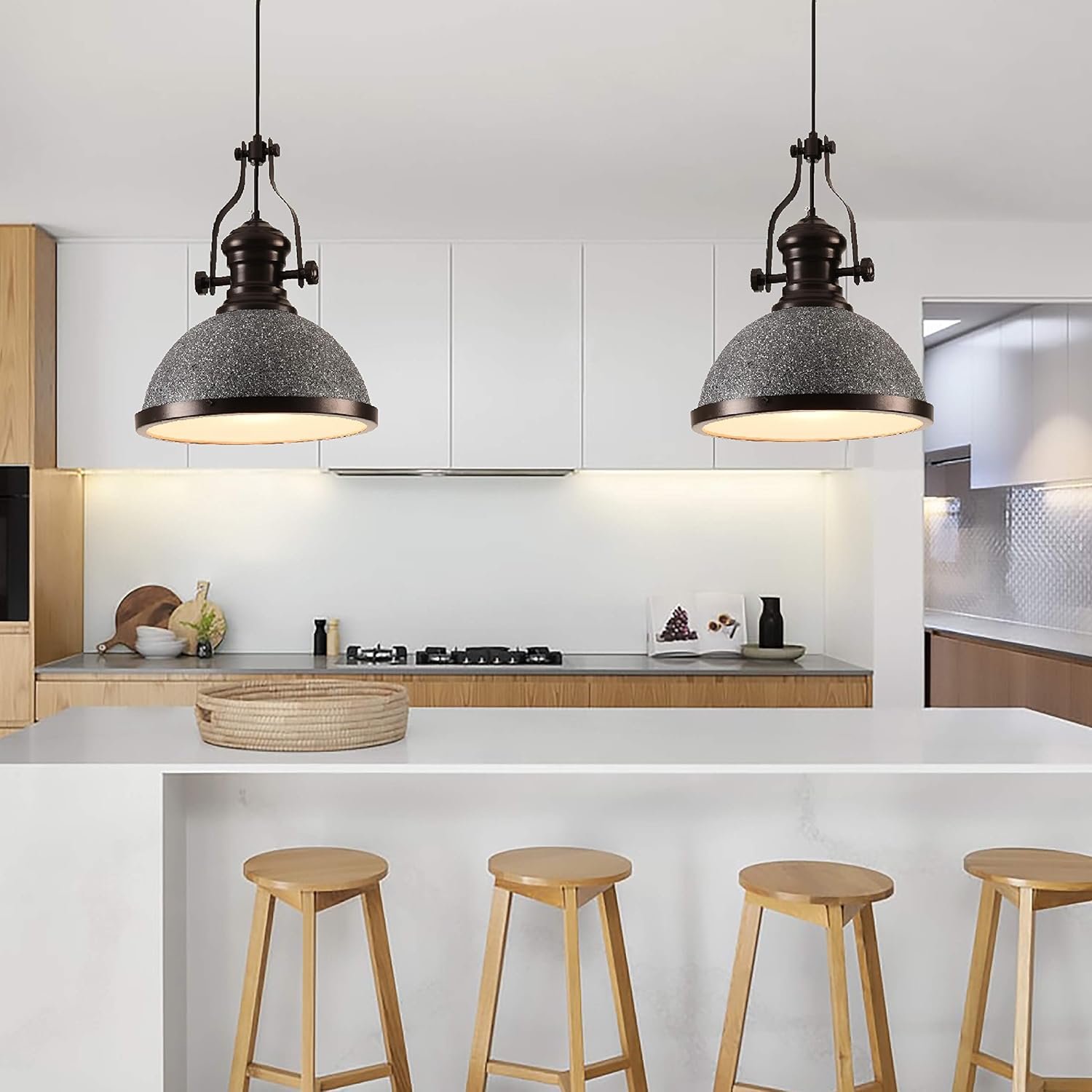 Amazon Crazy 🔥 Deals PAPAYA Industrial Chandelier Terrazzo Pendant Lighting Cement Flush Mount Ceiling Light Adjustable Hanging Lamp Farmhouse Light Fixture Best Deal PAPAYA Industrial Chandelier Terrazzo Pendant Lighting Cement Flush Mount Ceiling Light Adjustable Hanging Lamp Farmhouse Light Fixture