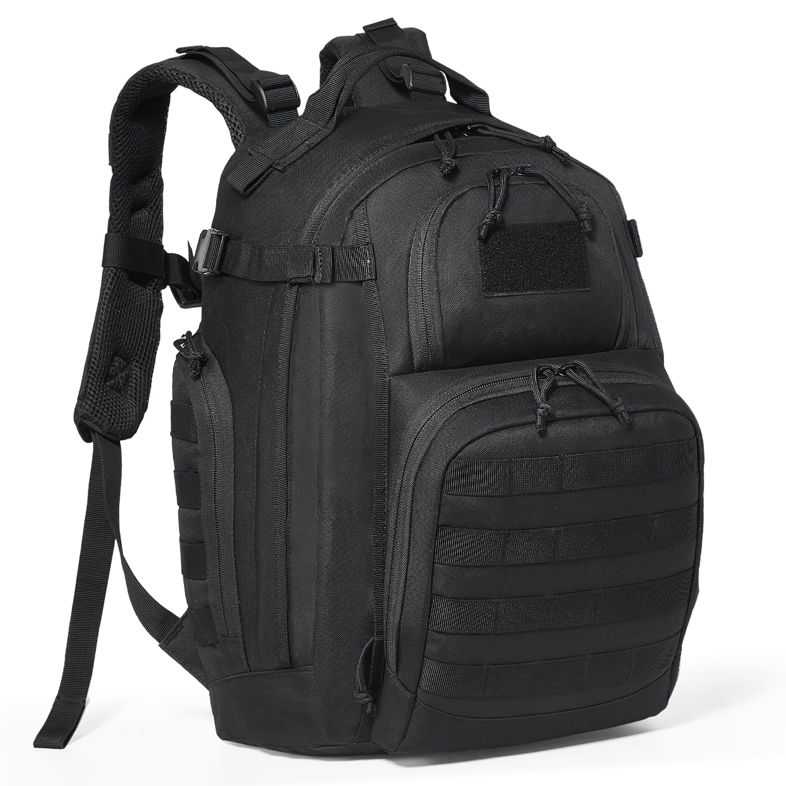 Lot De 2 Pochettes Tactiques étanches KEESIN - Nylon 600D, Système MOLLE - Pour Camping, Randonnée, Voyage - Kaki
