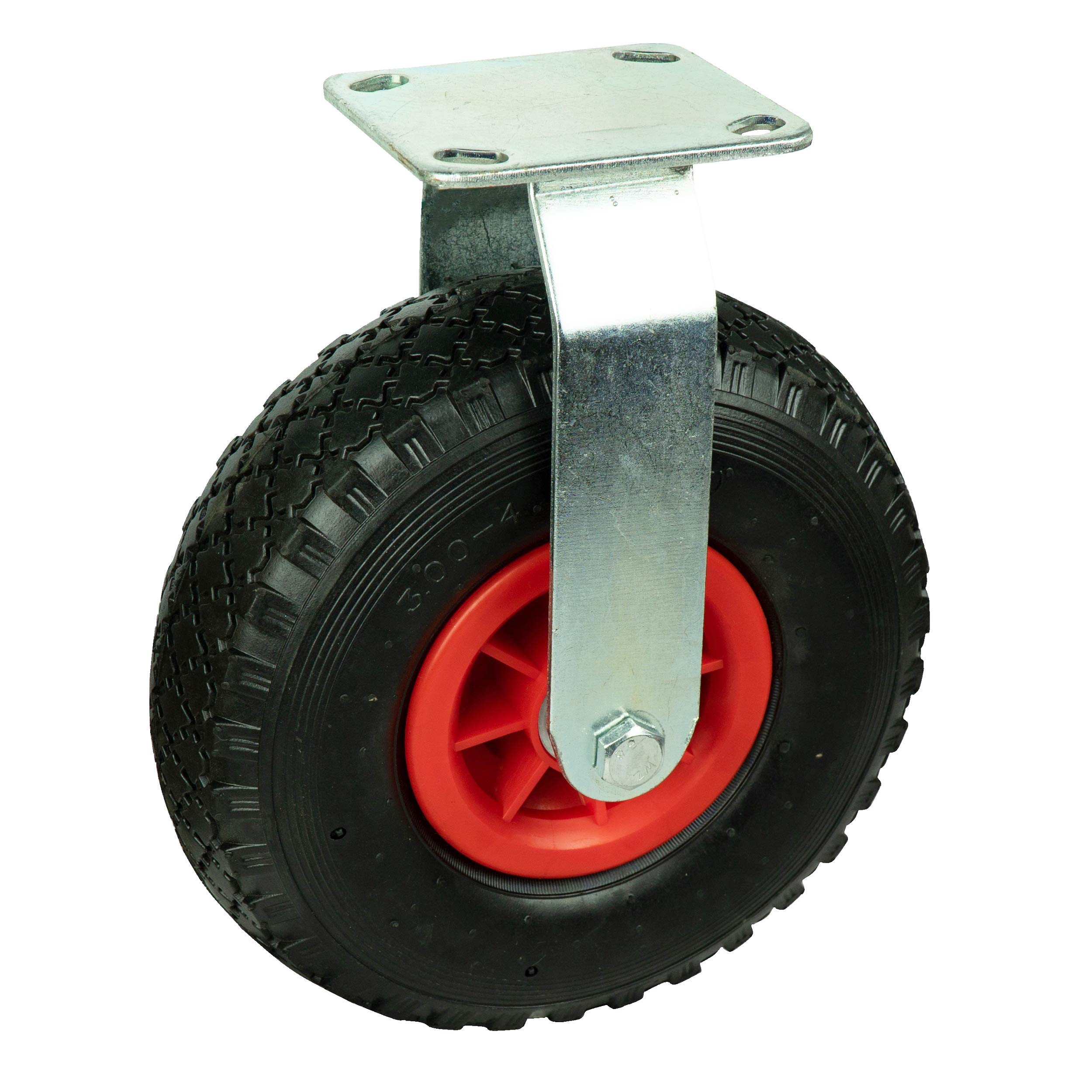 HRB Transportwielen 4 X 260 mm draagvermogen 130 kg 2 X zwenkwielen 2x bokwielen met houder wielen