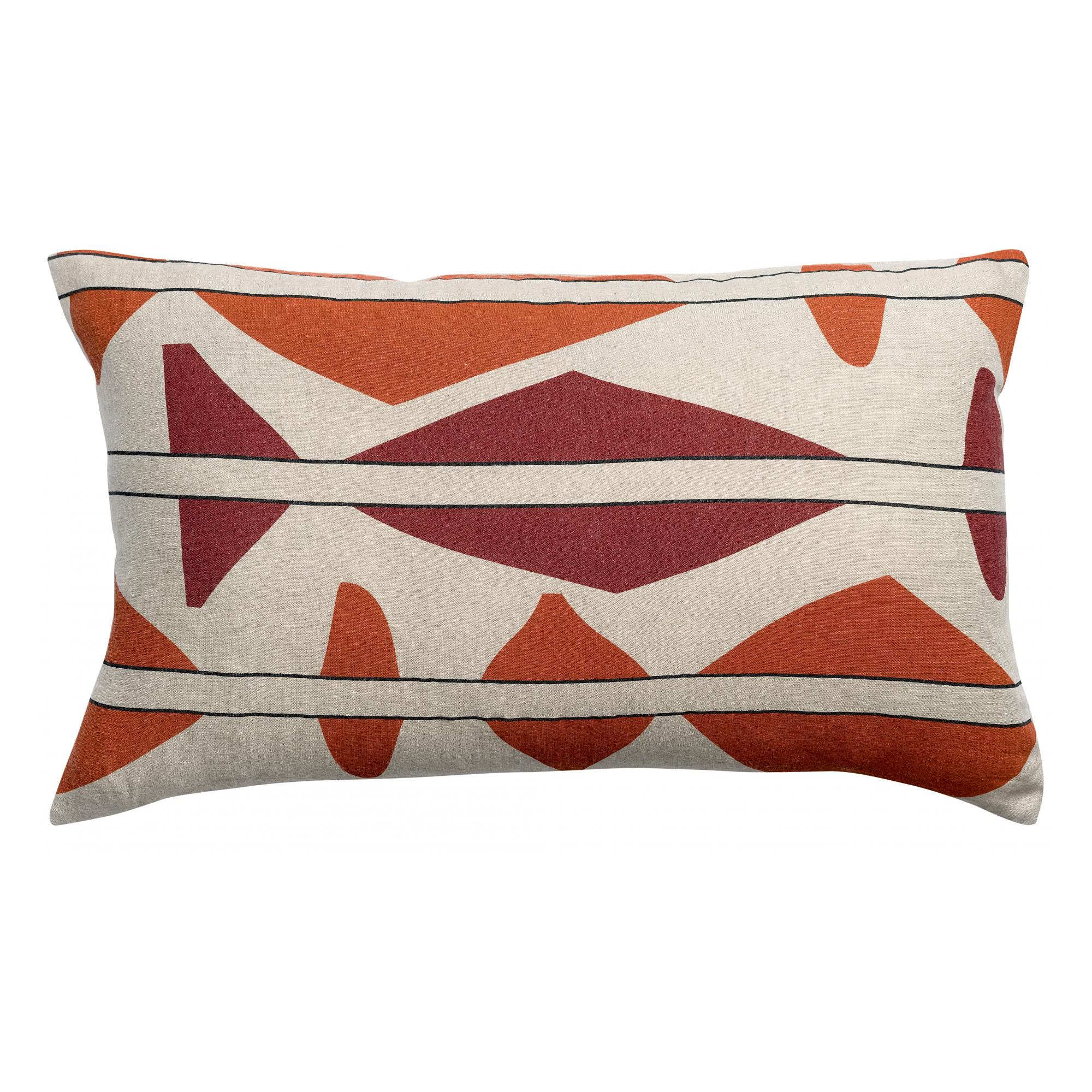 Coussin Zeff Mila Rubis Vivaraise 40 x 65 cm pour canapé